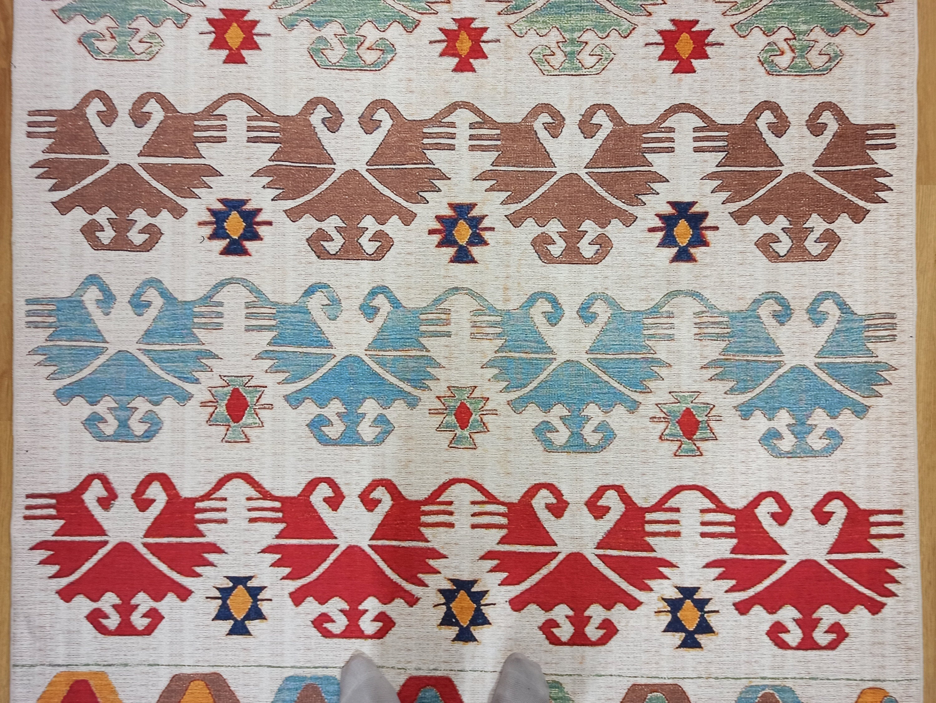 Azay Rug Turkish Colorful Rug