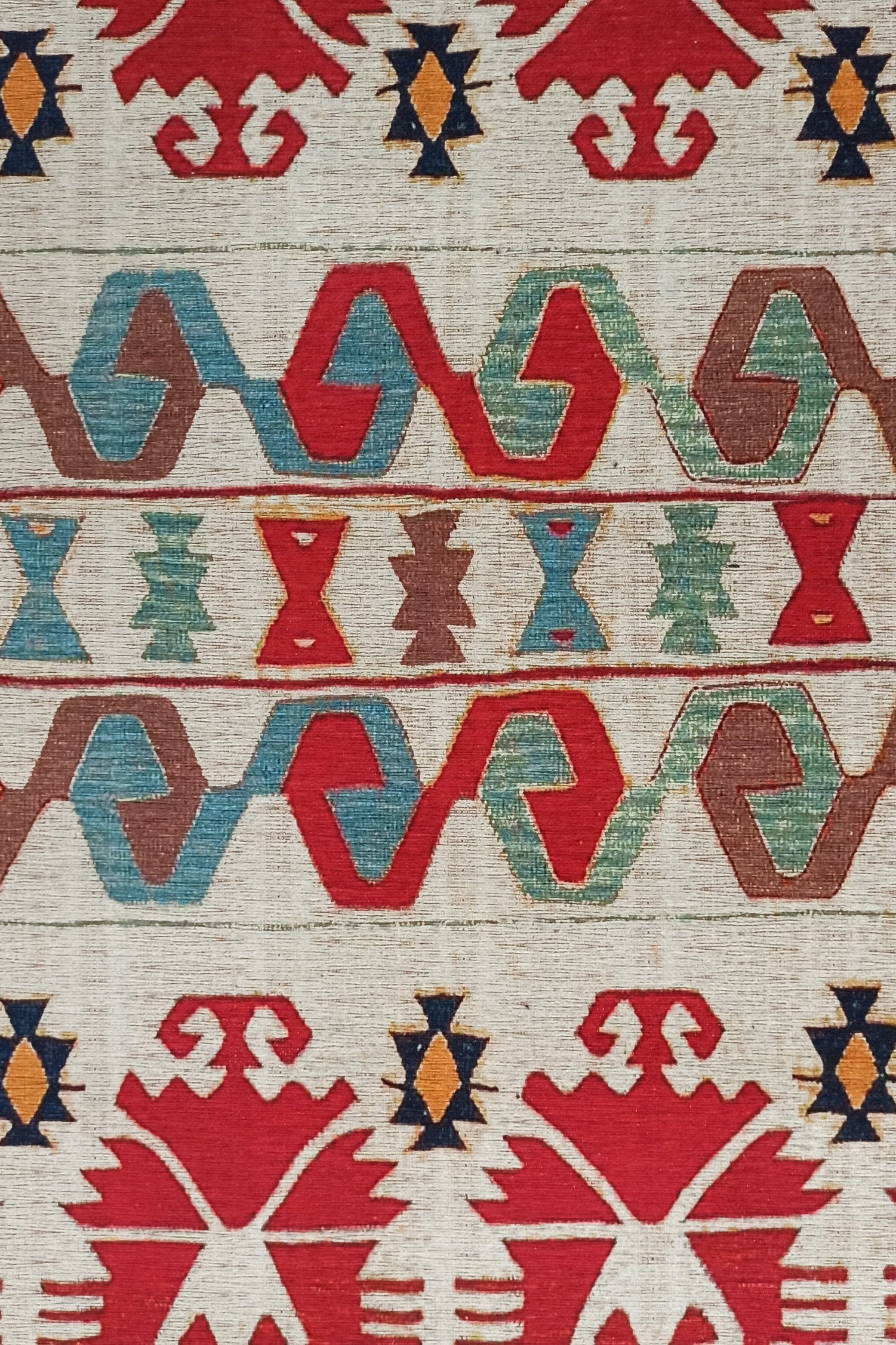 Azay Rug Turkish Colorful Rug