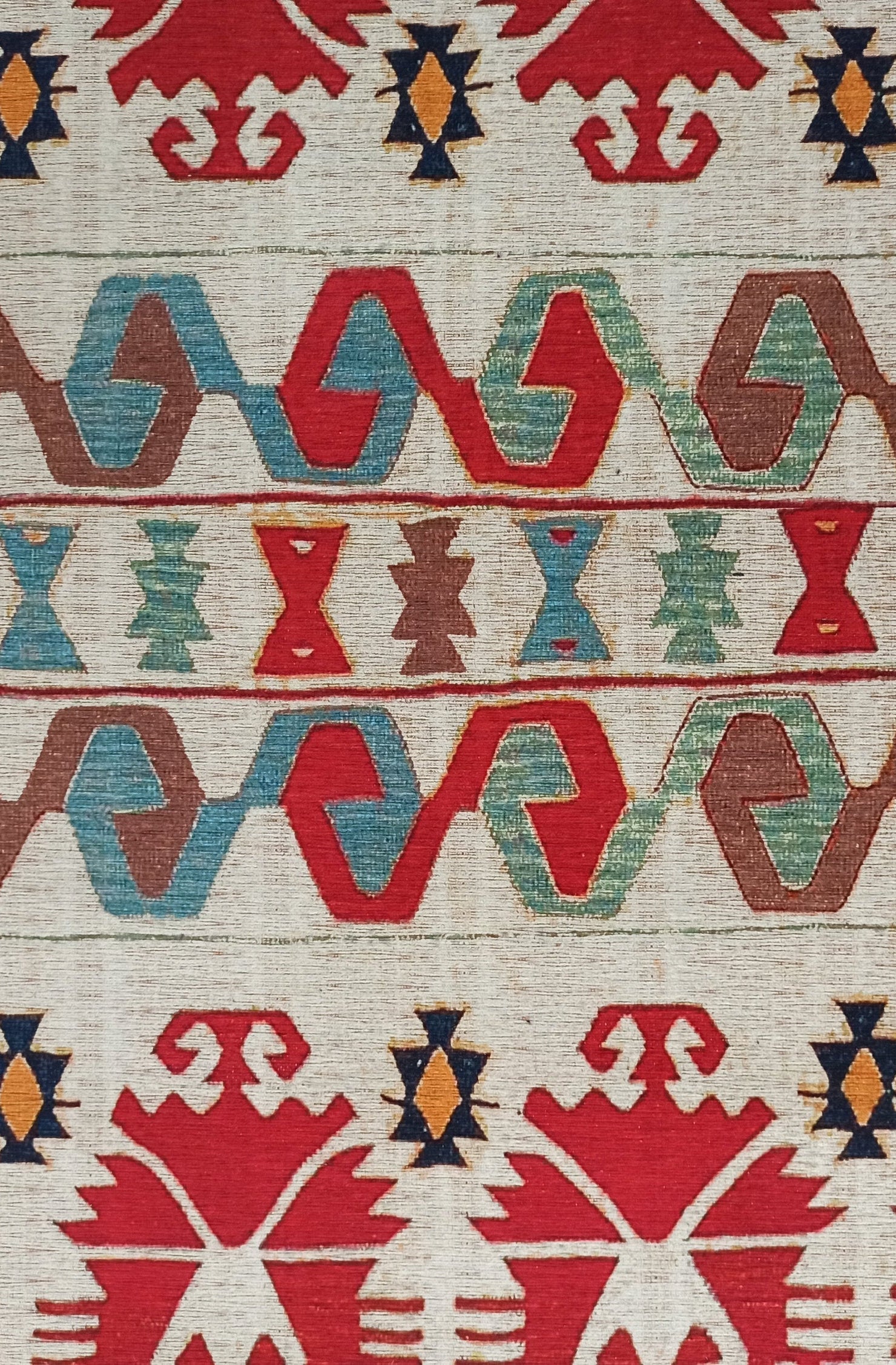 Azay Rug Turkish Colorful Rug