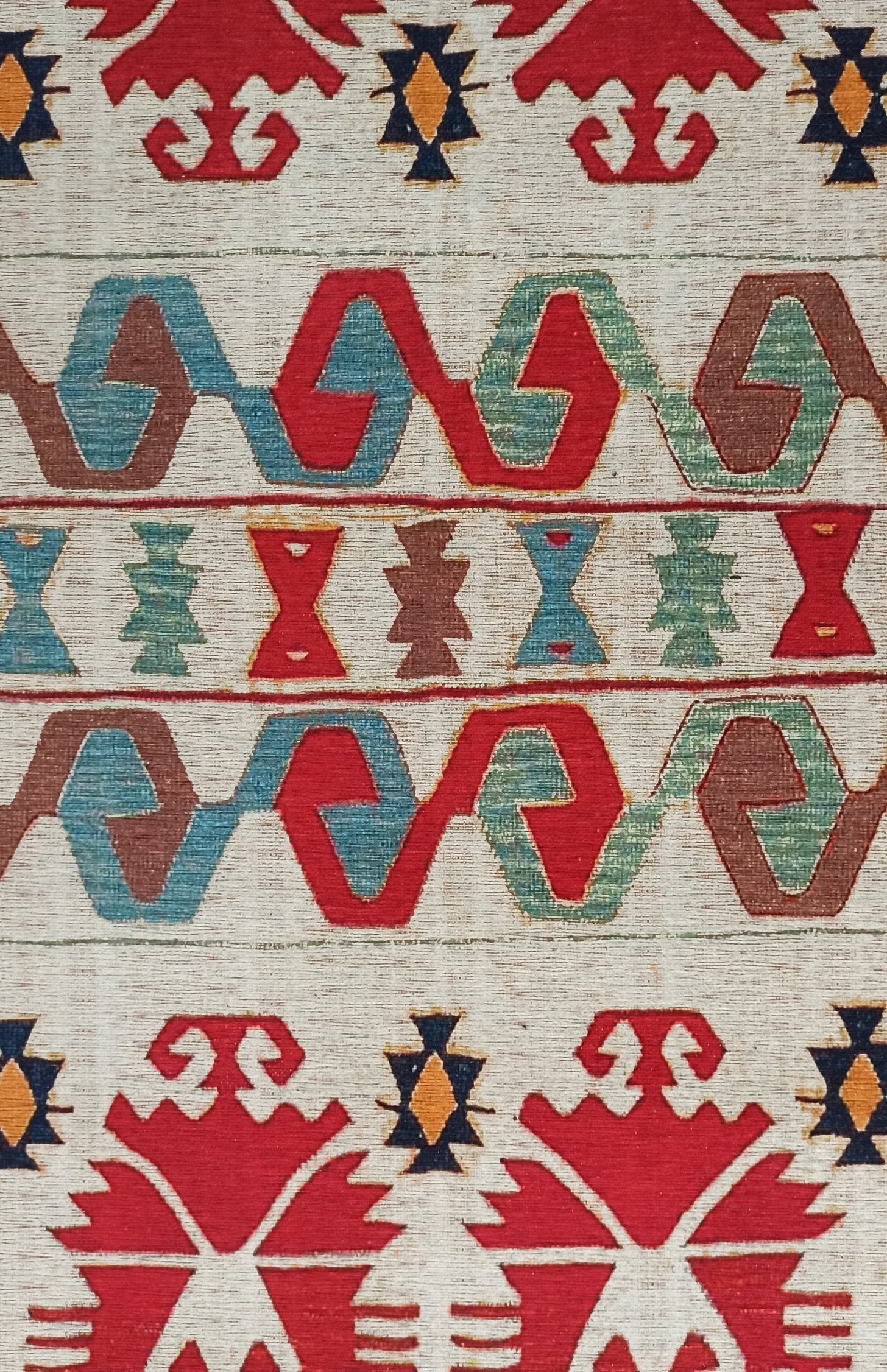 Azay Rug Turkish Colorful Rug