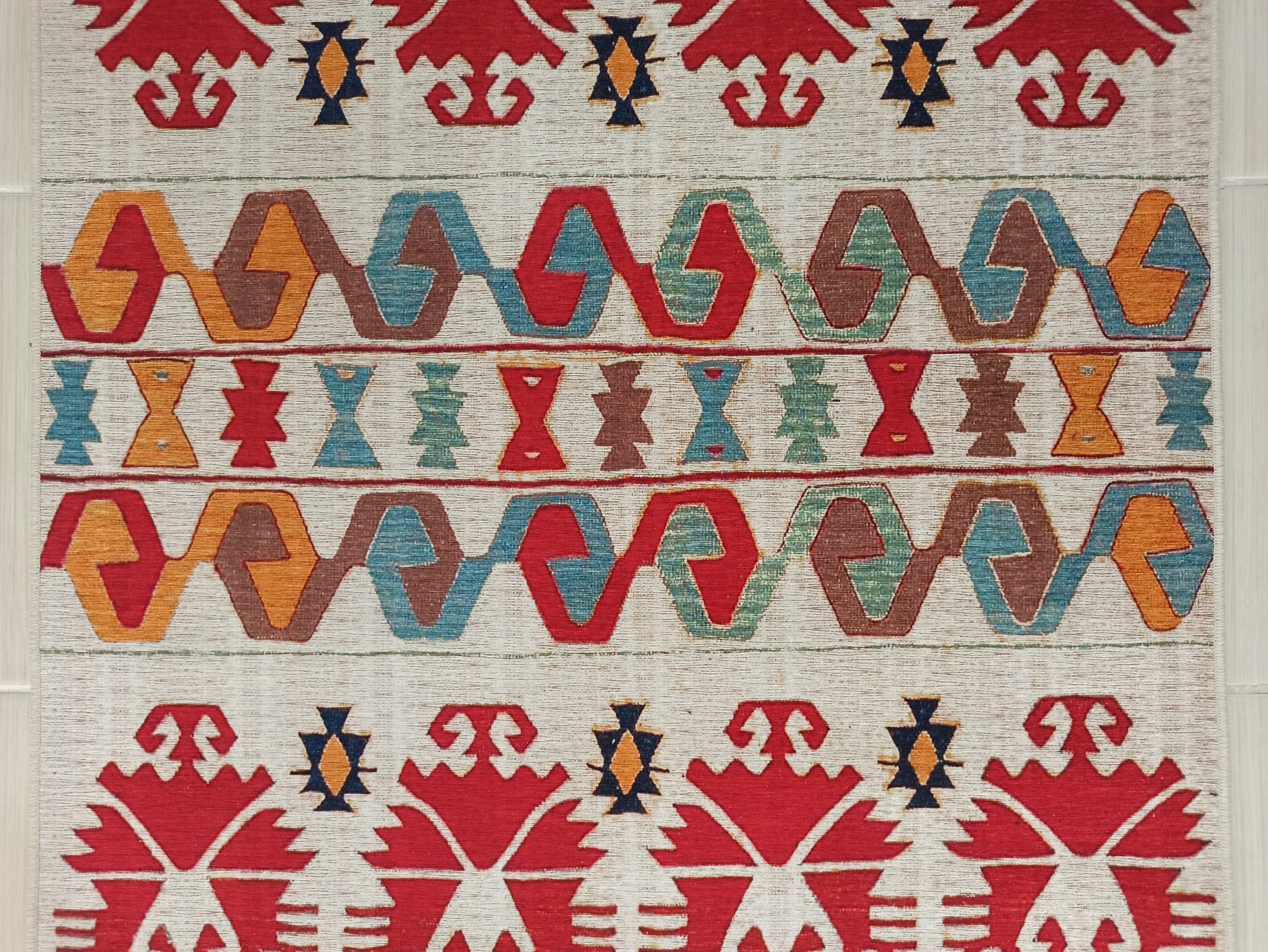 Azay Rug Turkish Colorful Rug