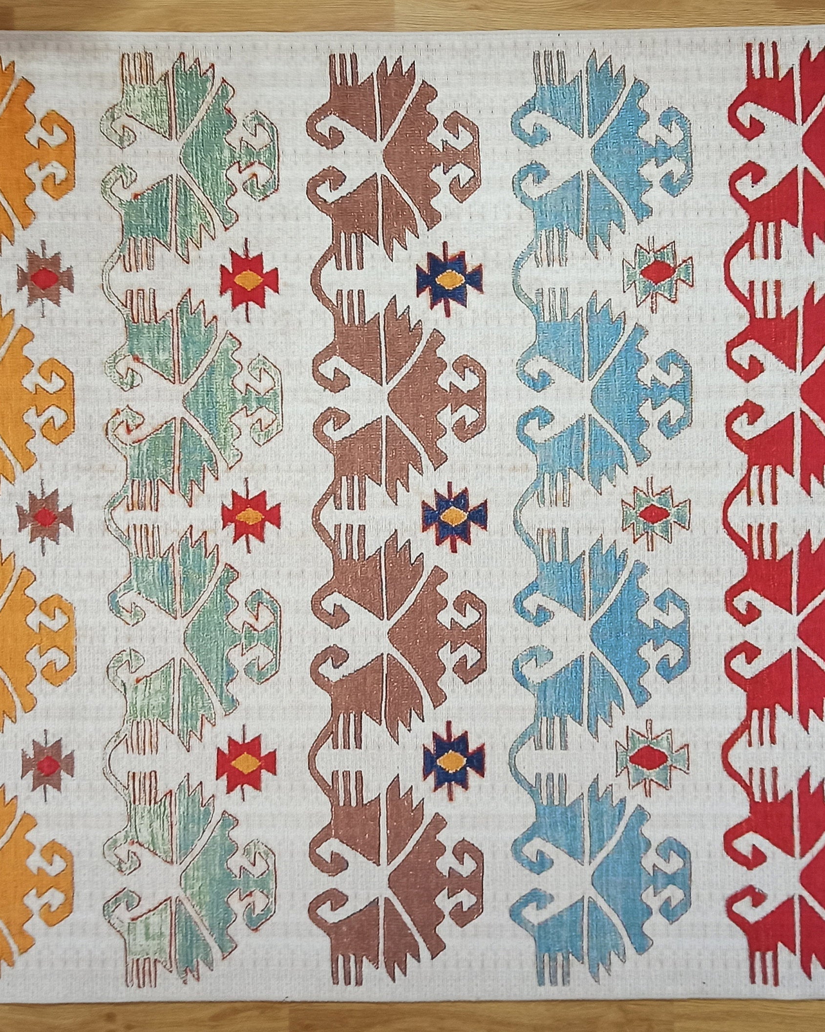 Azay Rug Turkish Colorful Rug