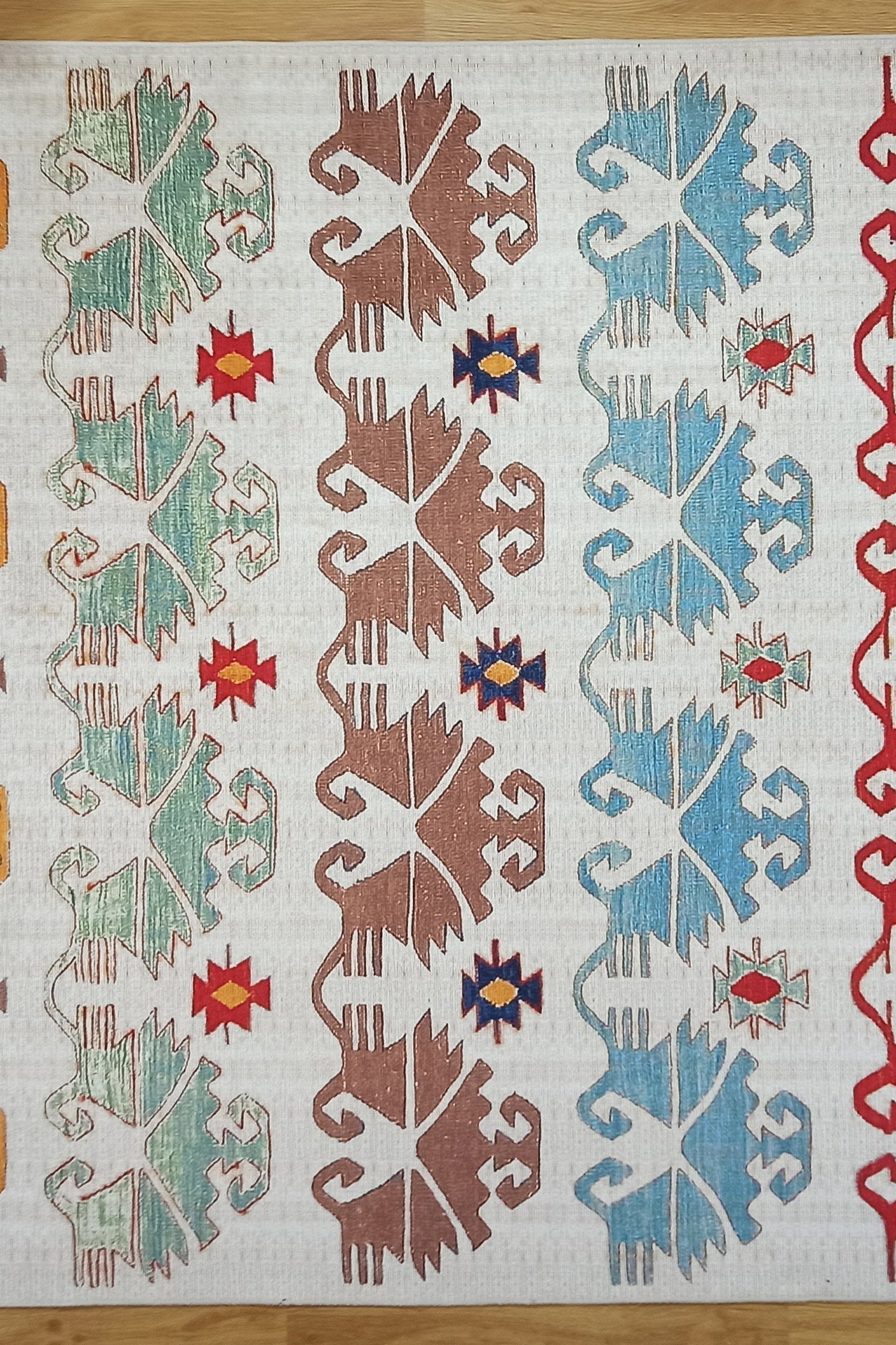 Azay Rug Turkish Colorful Rug