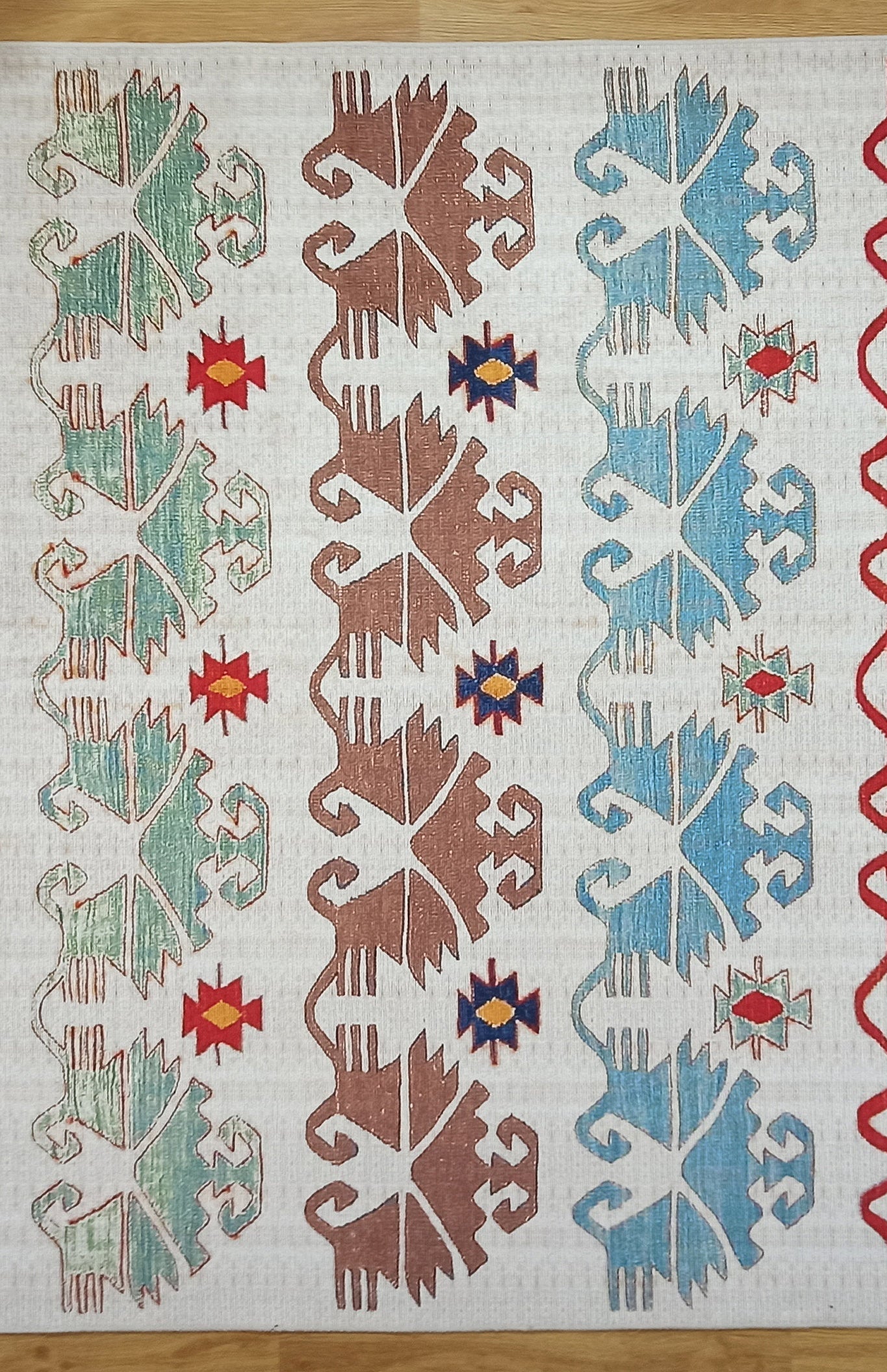 Azay Rug Turkish Colorful Rug