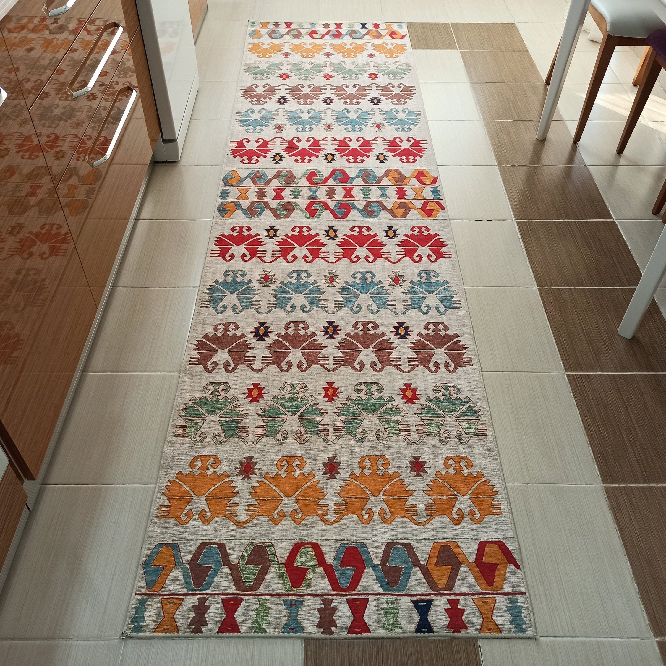 Azay Rug Turkish Colorful Rug