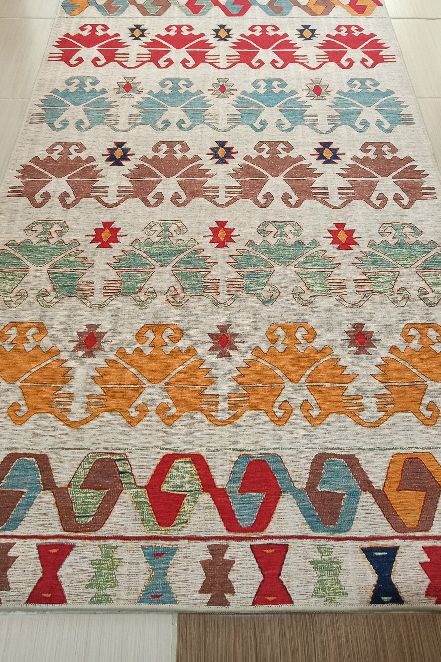 Azay Rug Turkish Colorful Rug