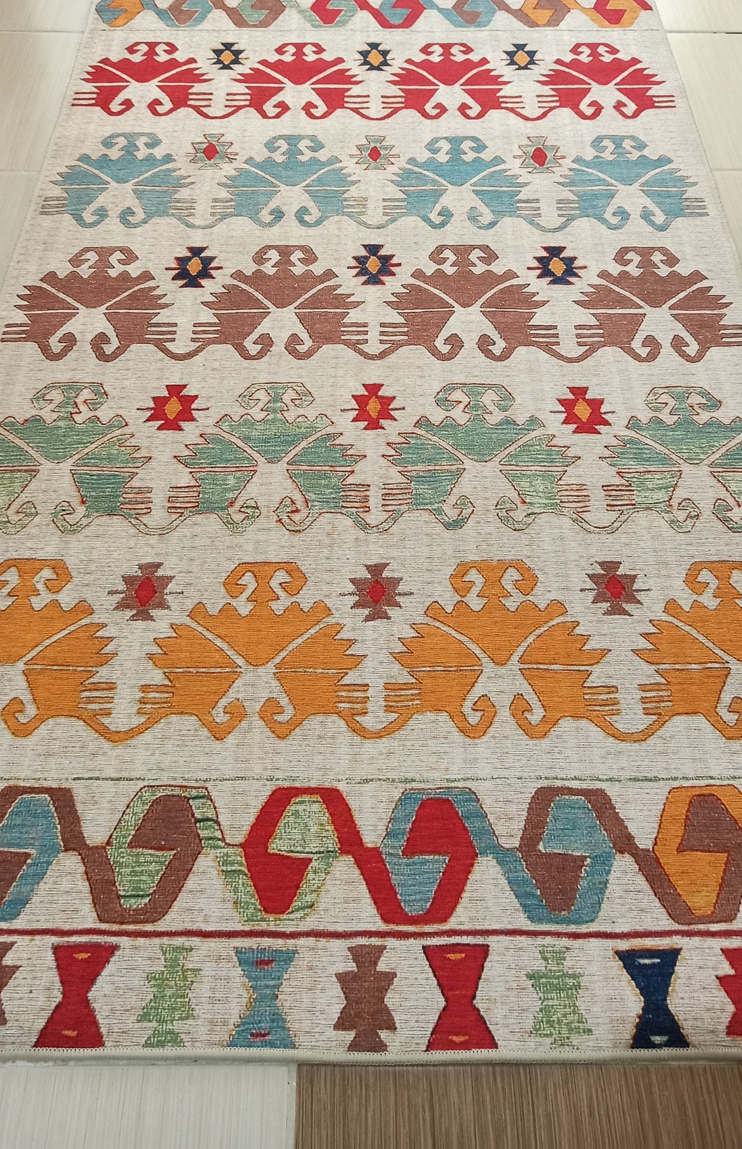 Azay Rug Turkish Colorful Rug