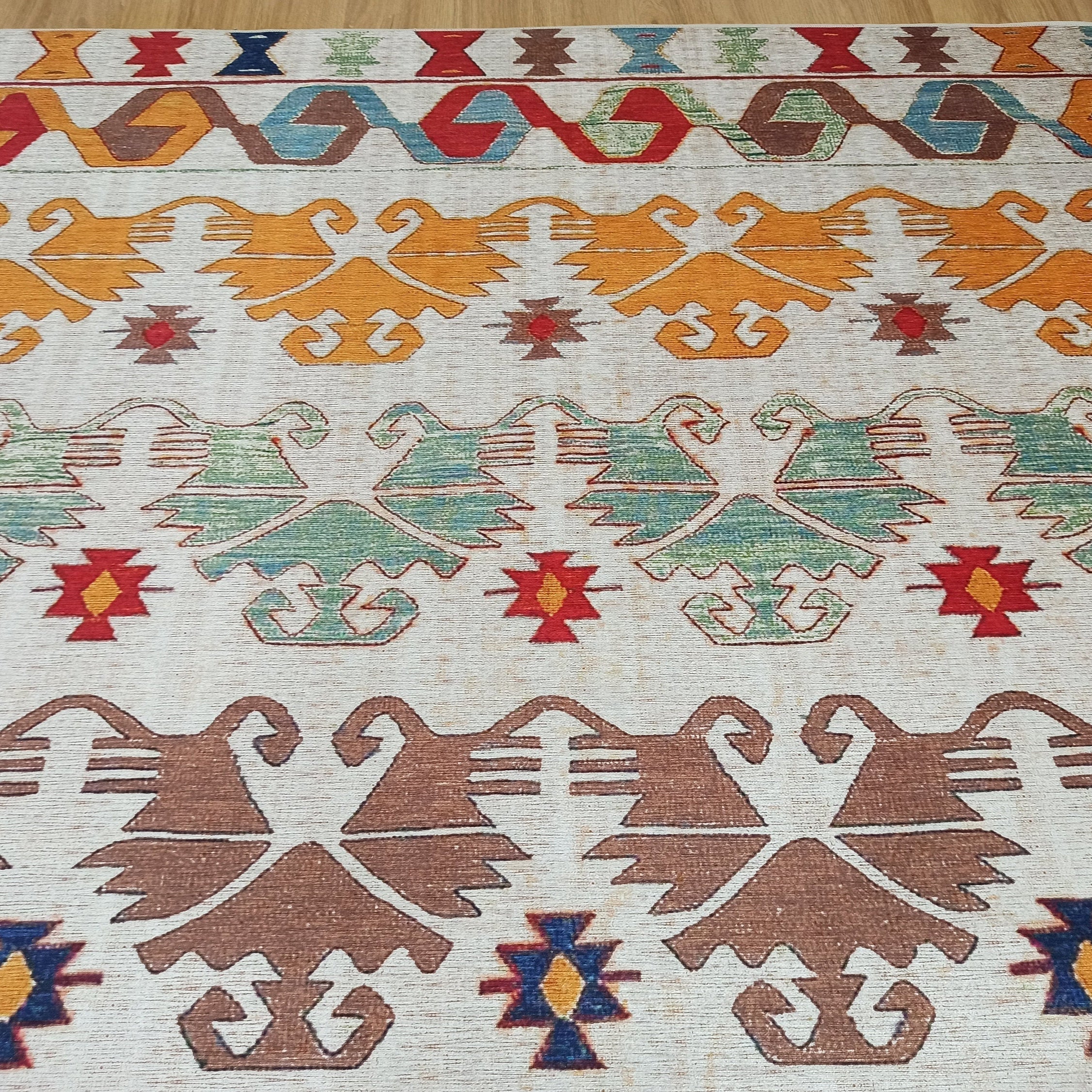 Azay Rug Turkish Colorful Rug