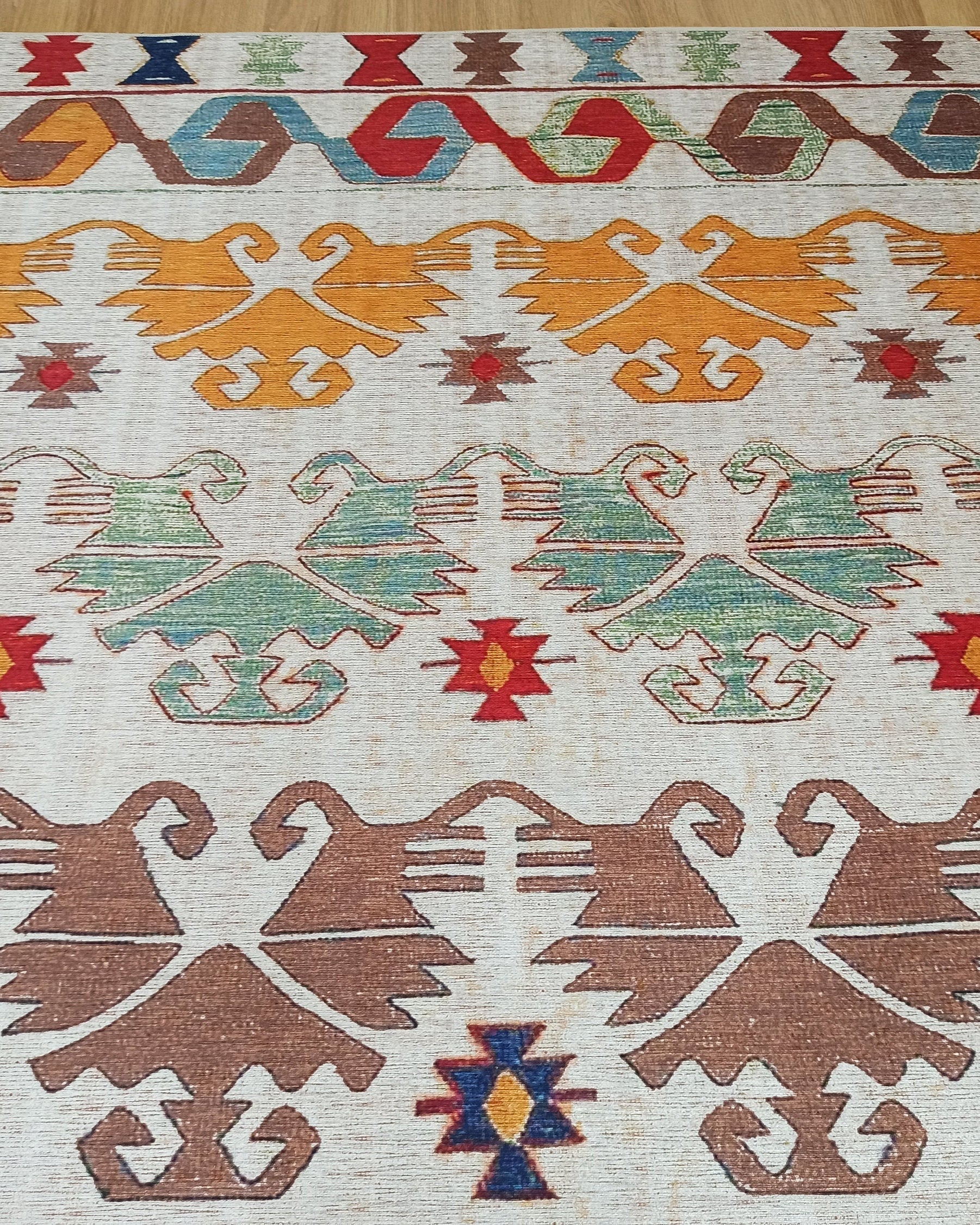 Azay Rug Turkish Colorful Rug