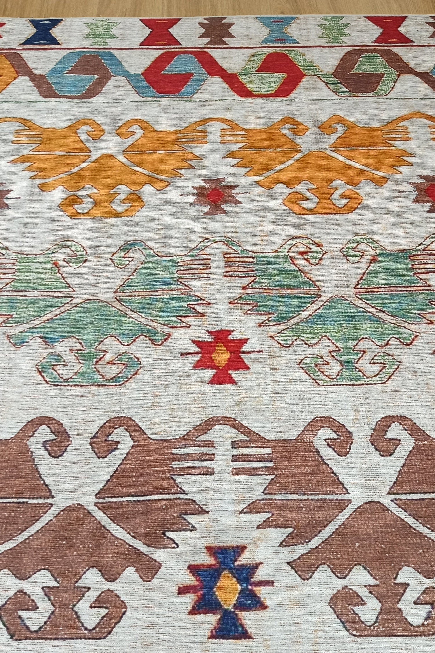 Azay Rug Turkish Colorful Rug