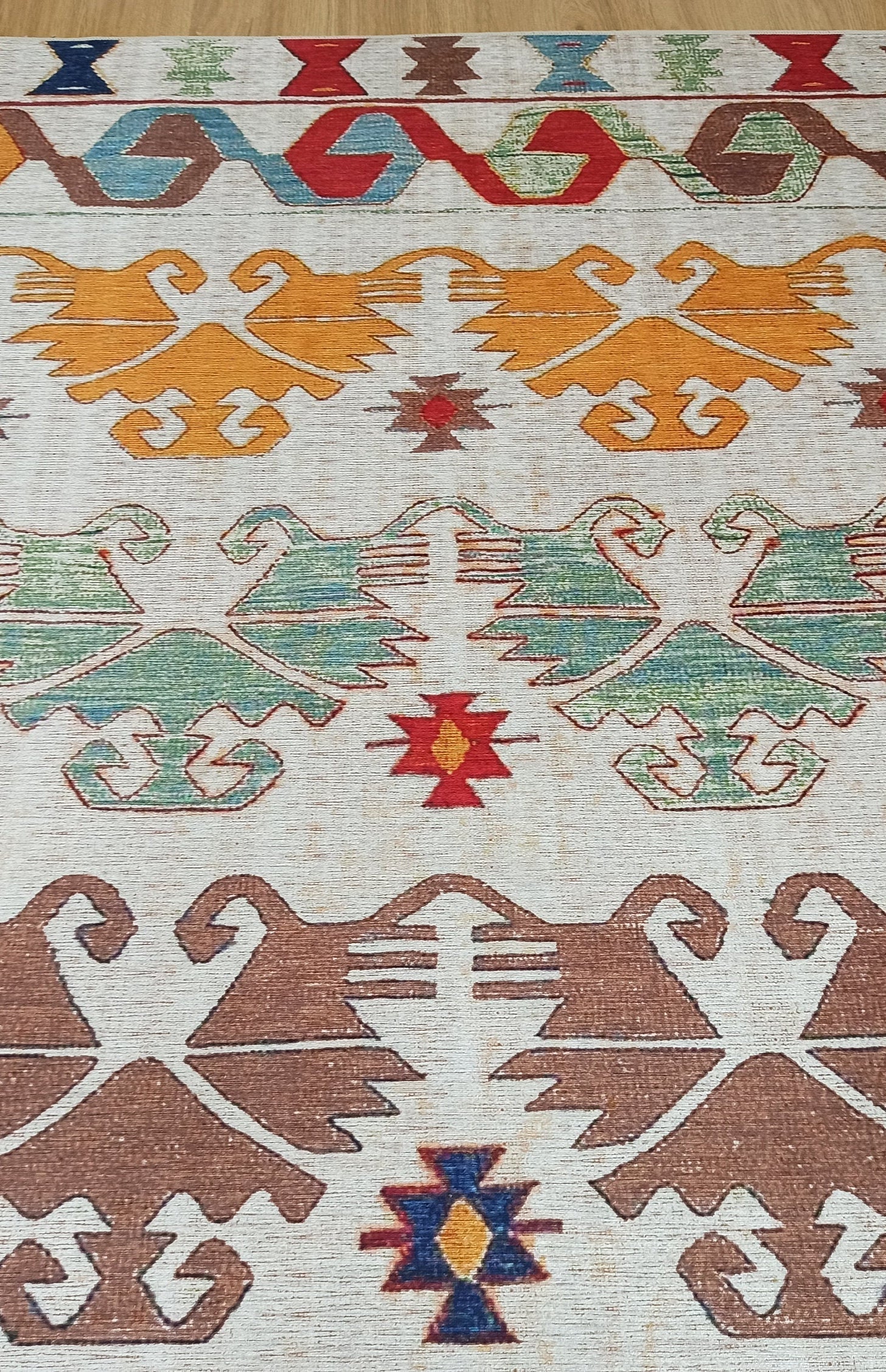 Azay Rug Turkish Colorful Rug