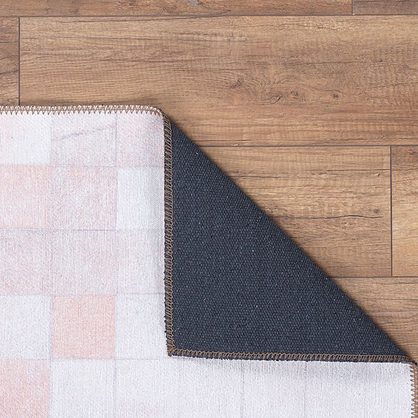 Aziza Modern Ivory Beige Orange Brown Rug