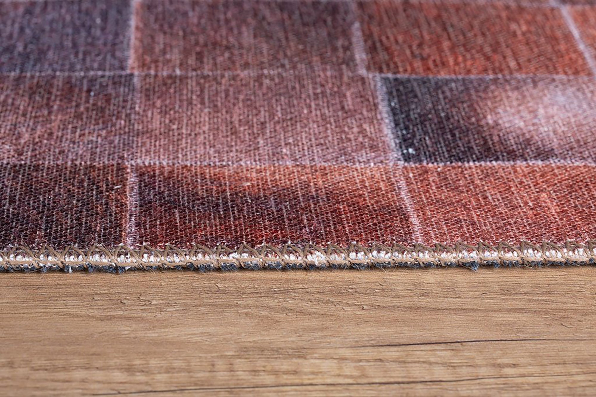 Aziza Modern Ivory Beige Orange Brown Rug