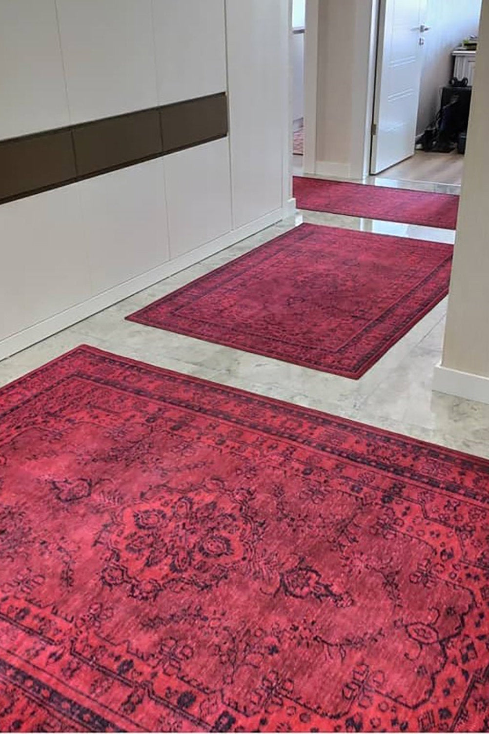 Azra Turkish Vintage Red and Blue Rug