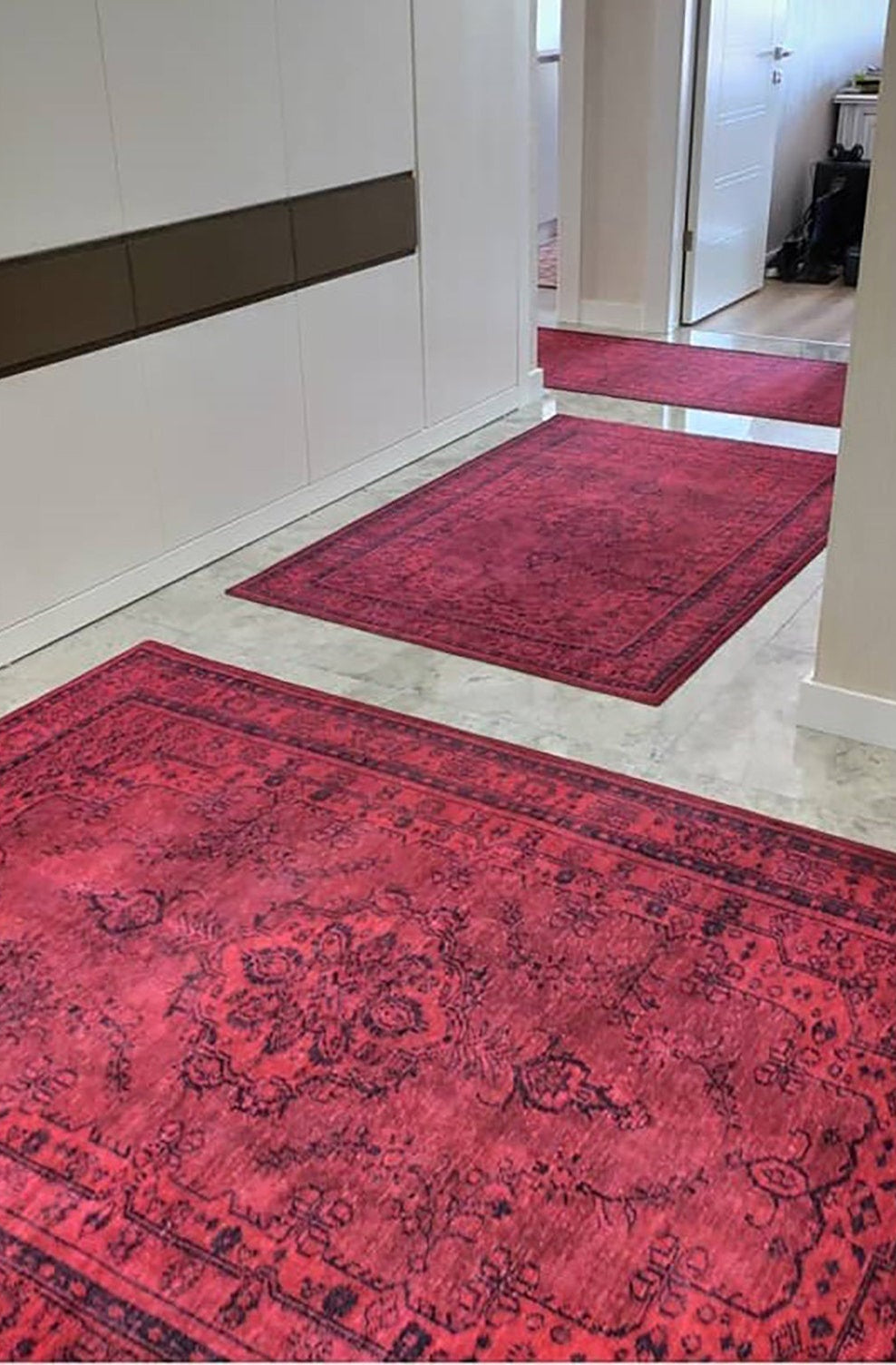 Azra Turkish Vintage Red and Blue Rug