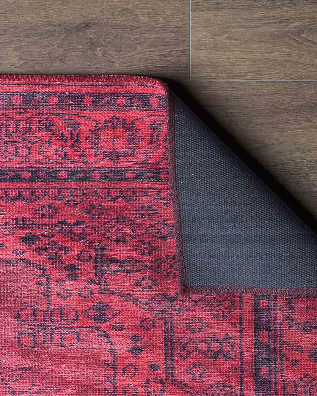 Azra Turkish Vintage Red and Blue Rug