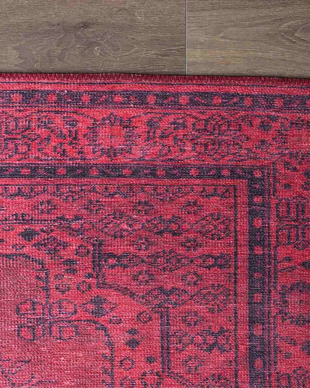 Azra Turkish Vintage Red and Blue Rug