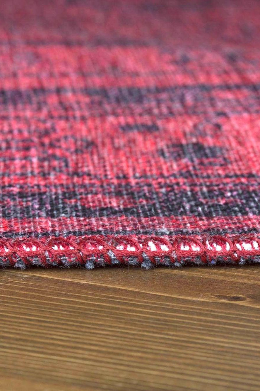 Azra Turkish Vintage Red and Blue Rug