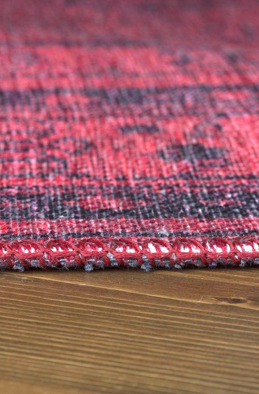 Azra Turkish Vintage Red and Blue Rug