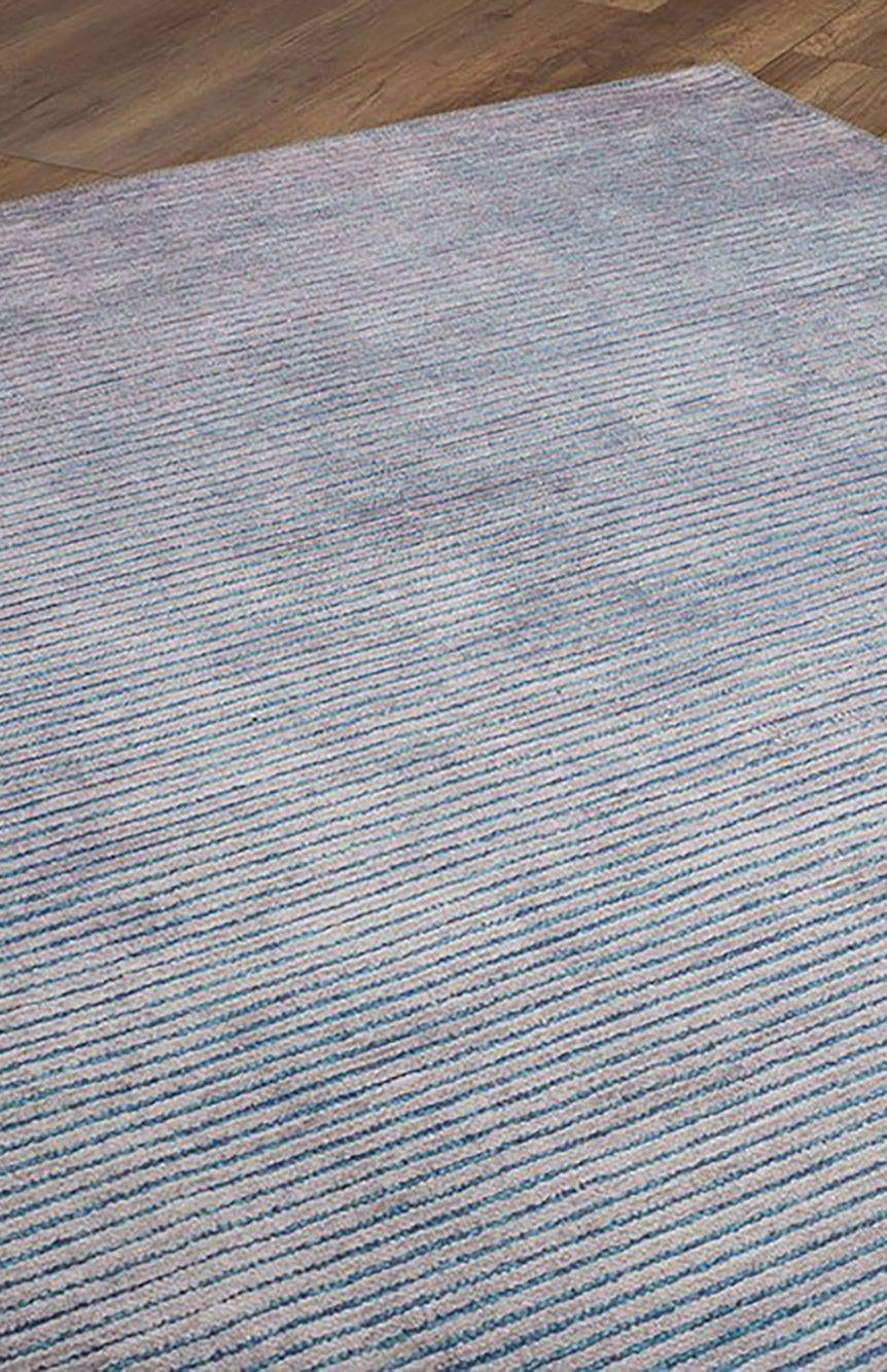 Bala Modern Blue Silver Gray Rug