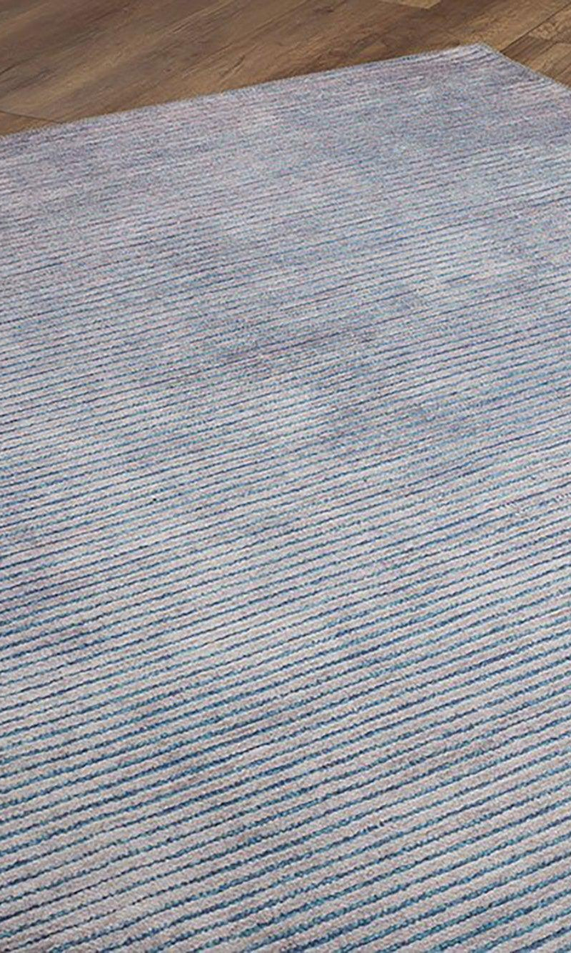 Bala Modern Blue Silver Gray Rug
