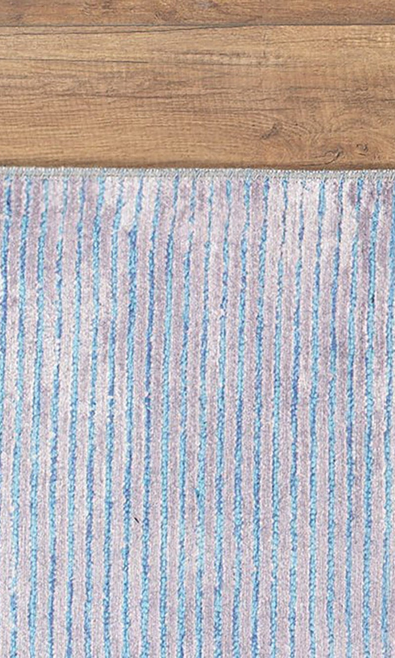 Bala Modern Blue Silver Gray Rug