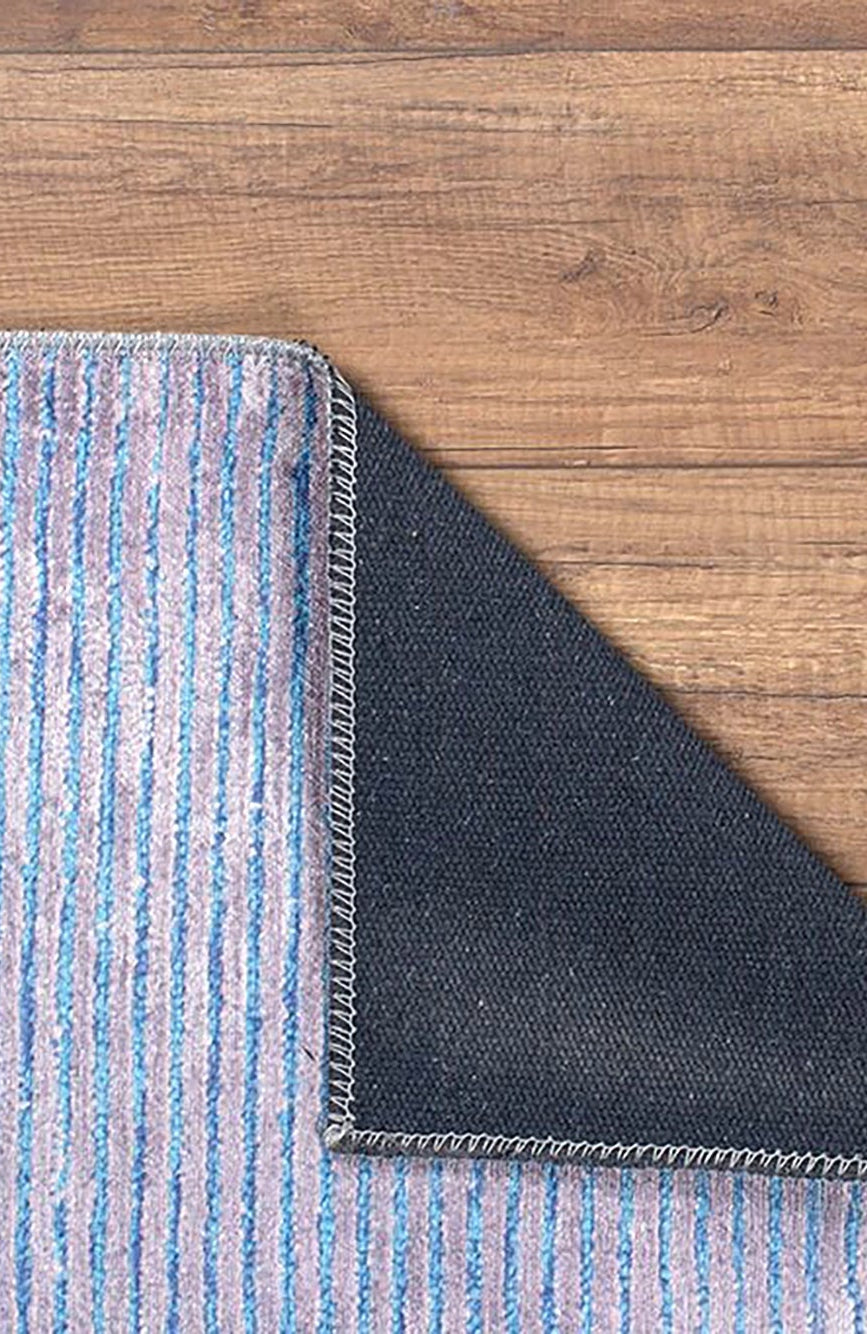 Bala Modern Blue Silver Gray Rug