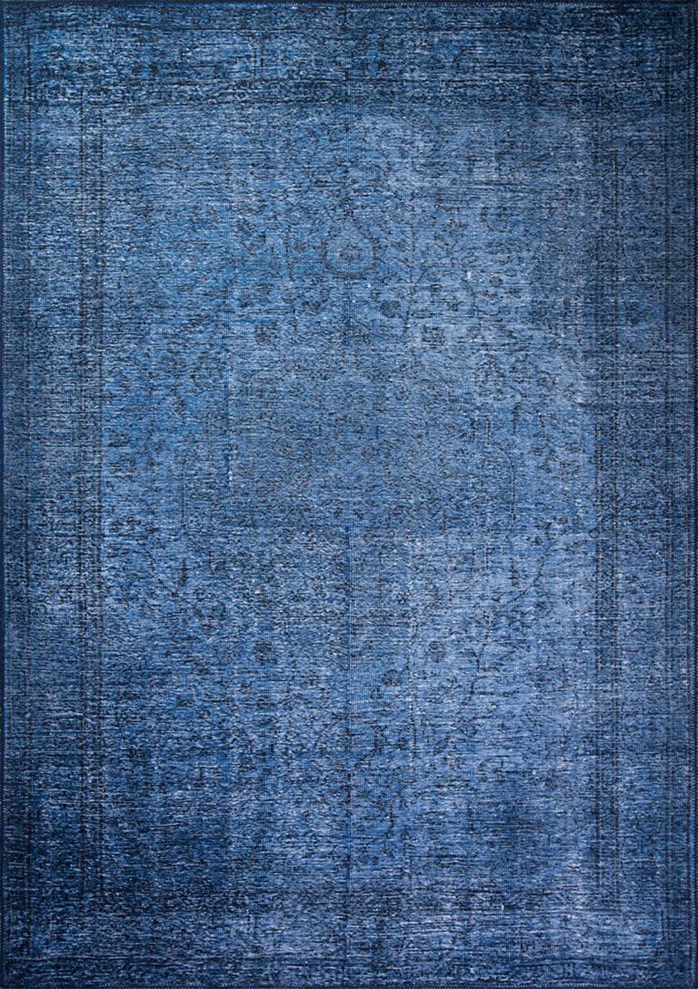 Banu Turkish Modern Blue Rug
