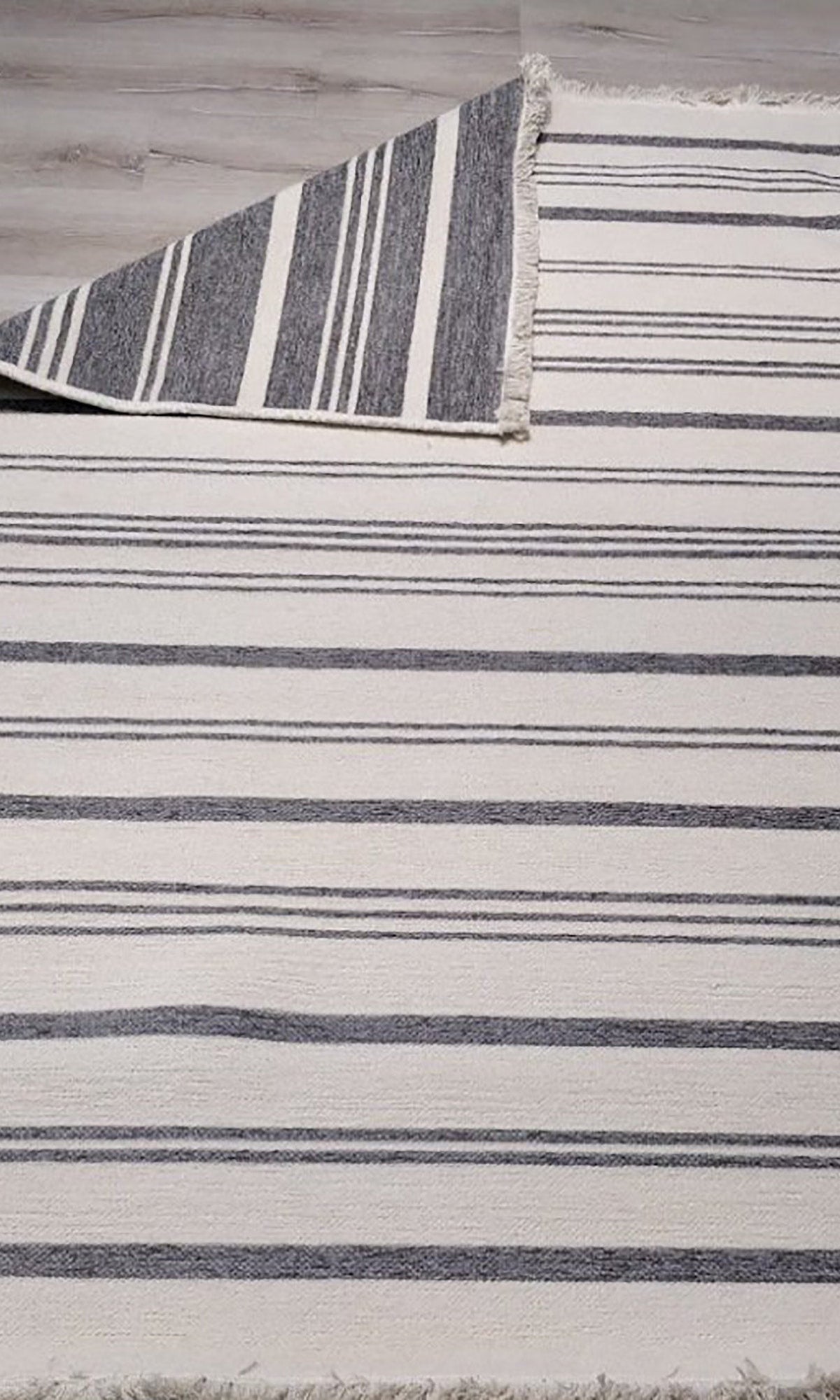 Bara Turkish Modern Pastel Grey Rug