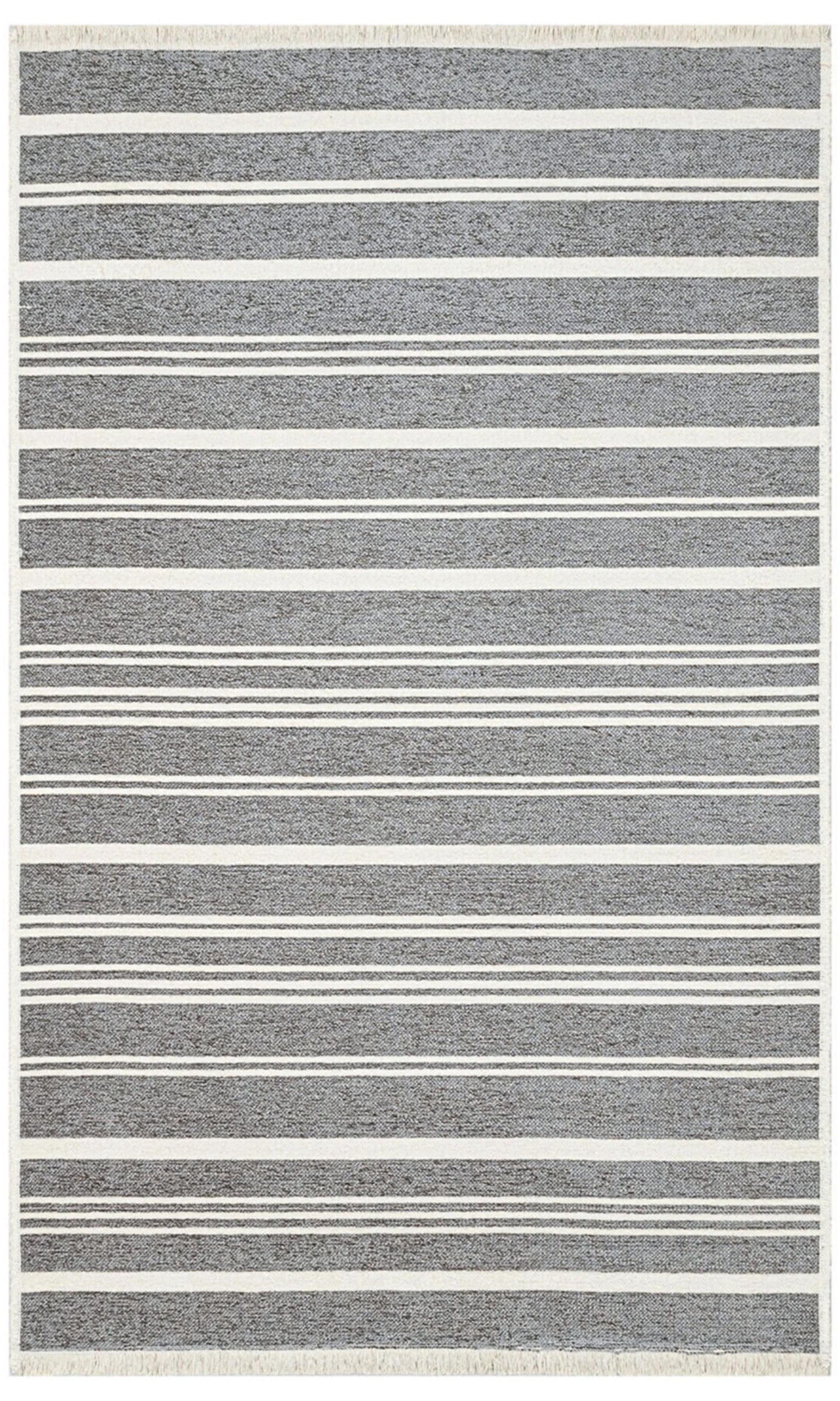 Bara Turkish Modern Pastel Grey Rug