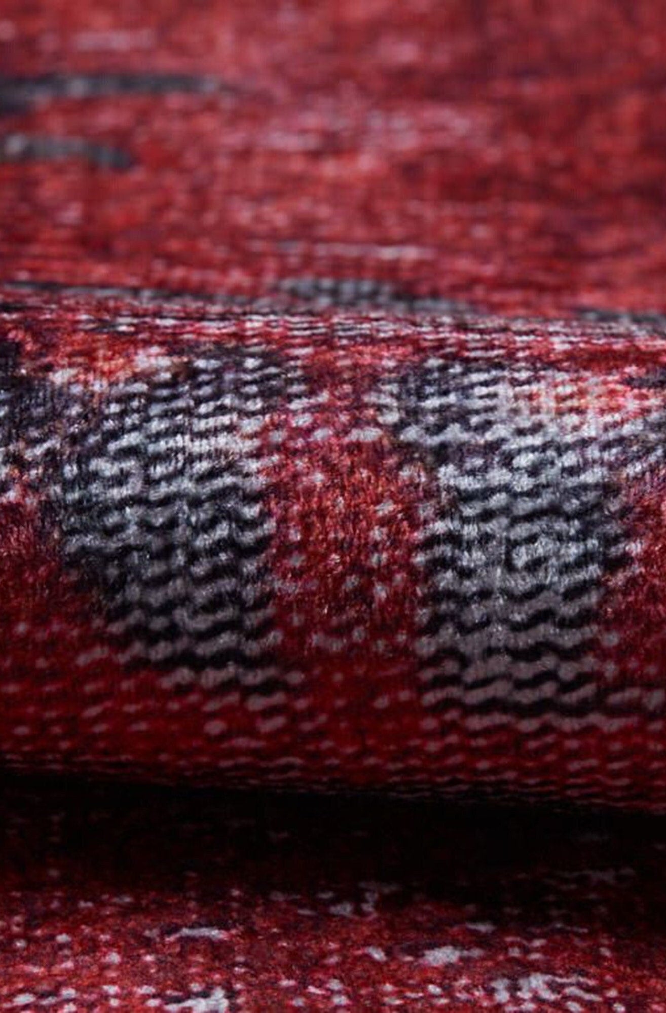 Barba Red Beige Turkish Rug