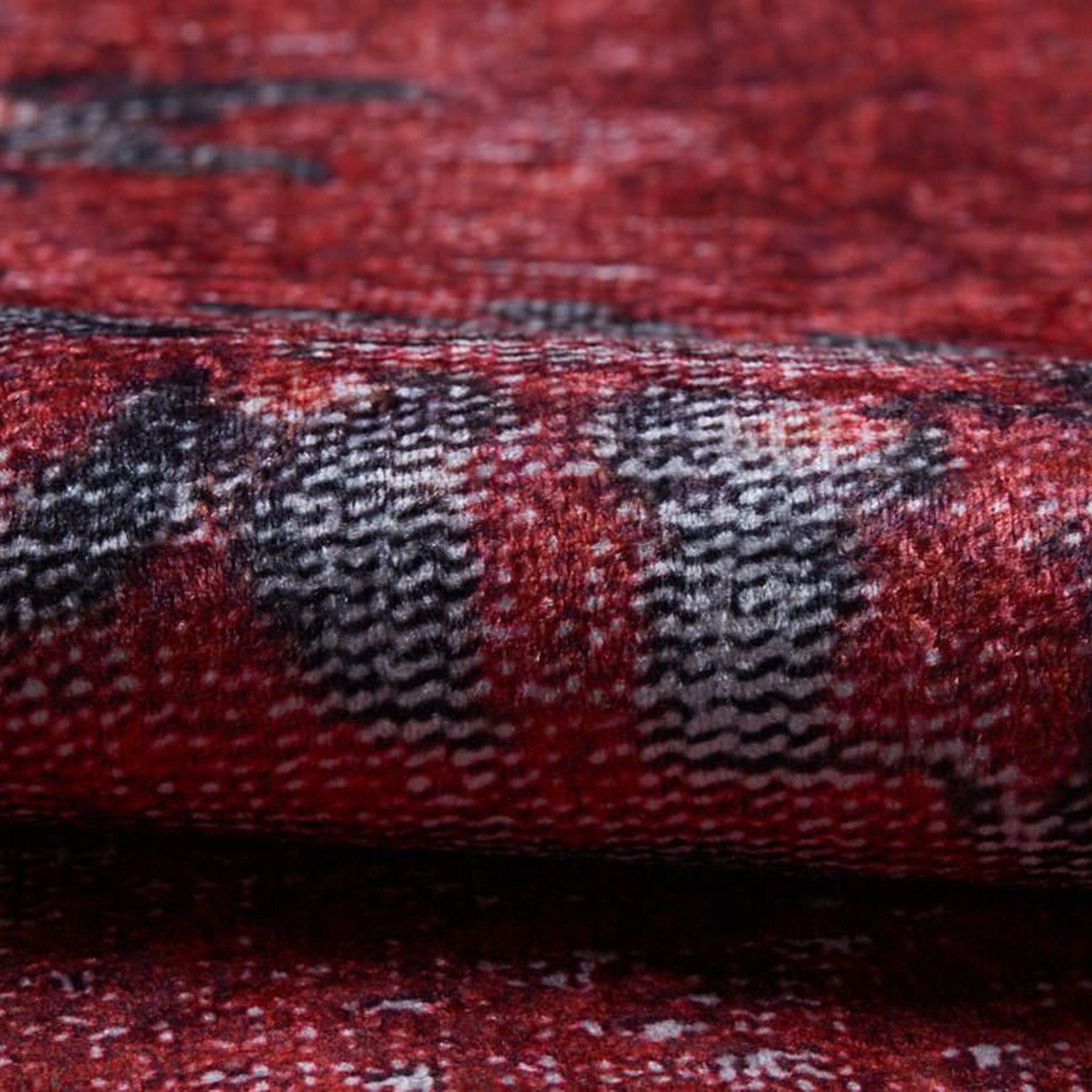 Barba Red Beige Turkish Rug