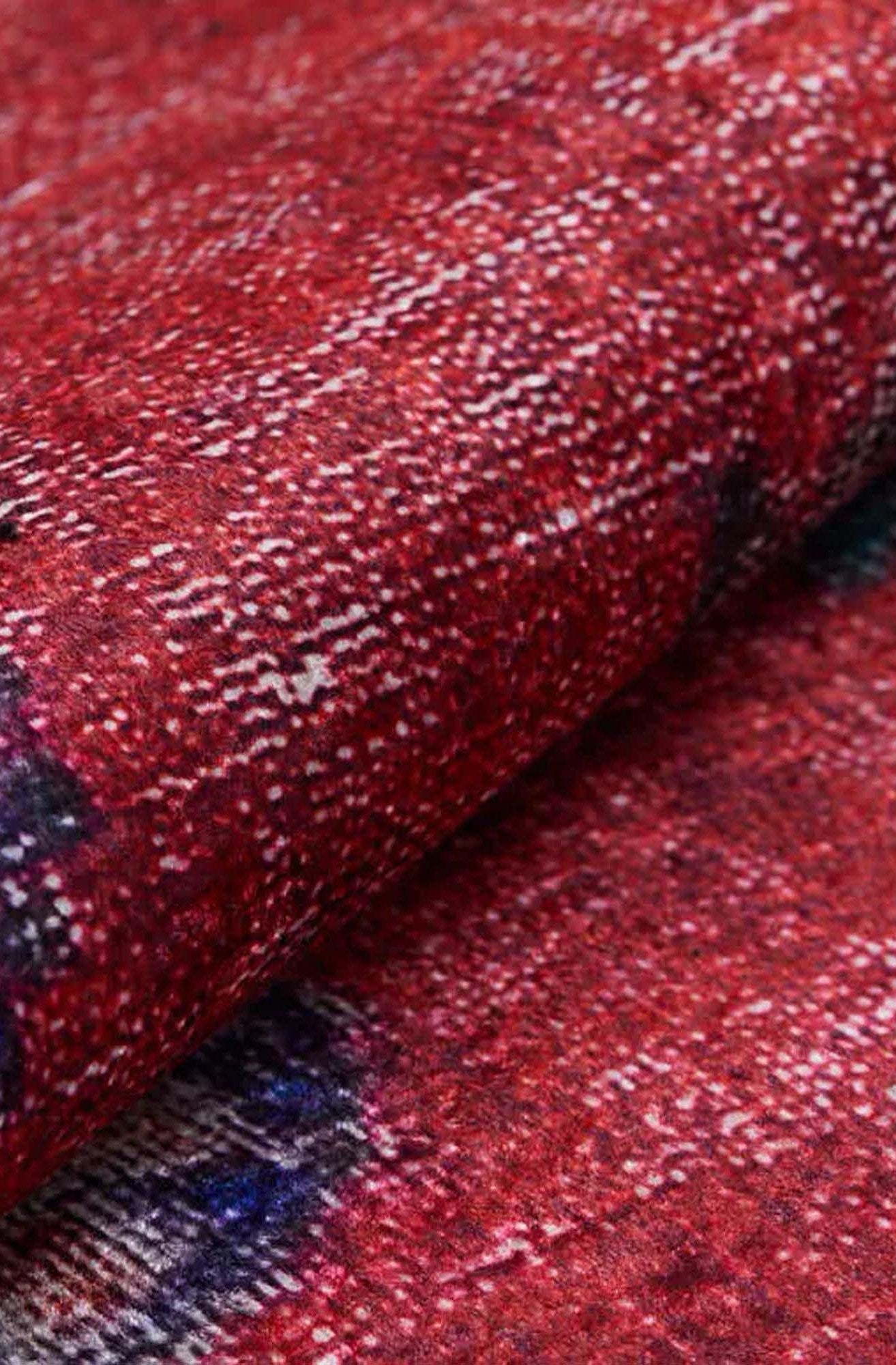 Barba Red Beige Turkish Rug