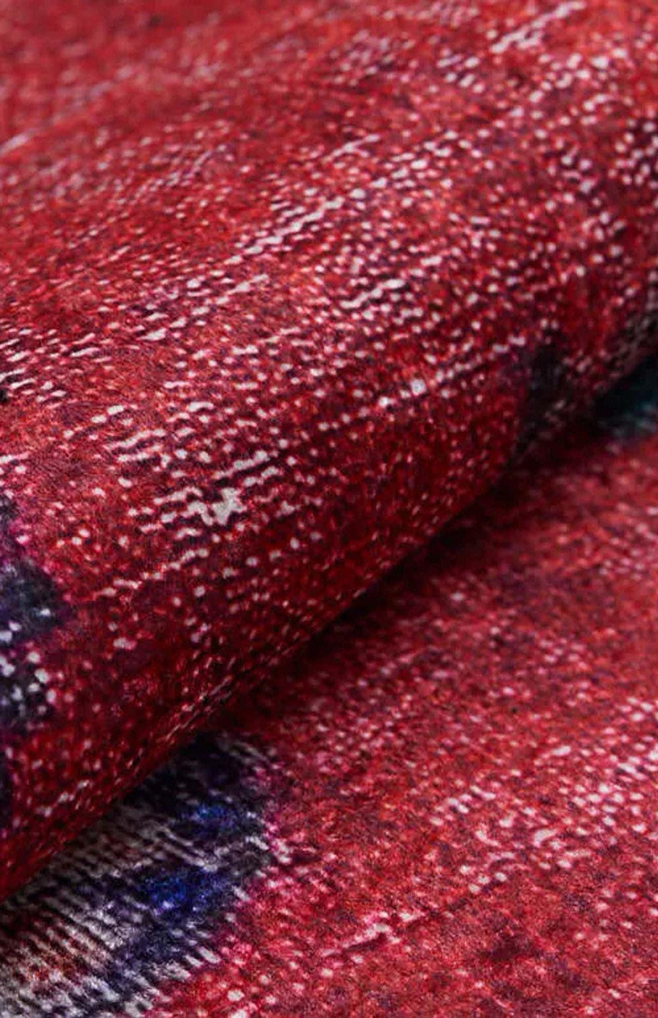 Barba Red Beige Turkish Rug