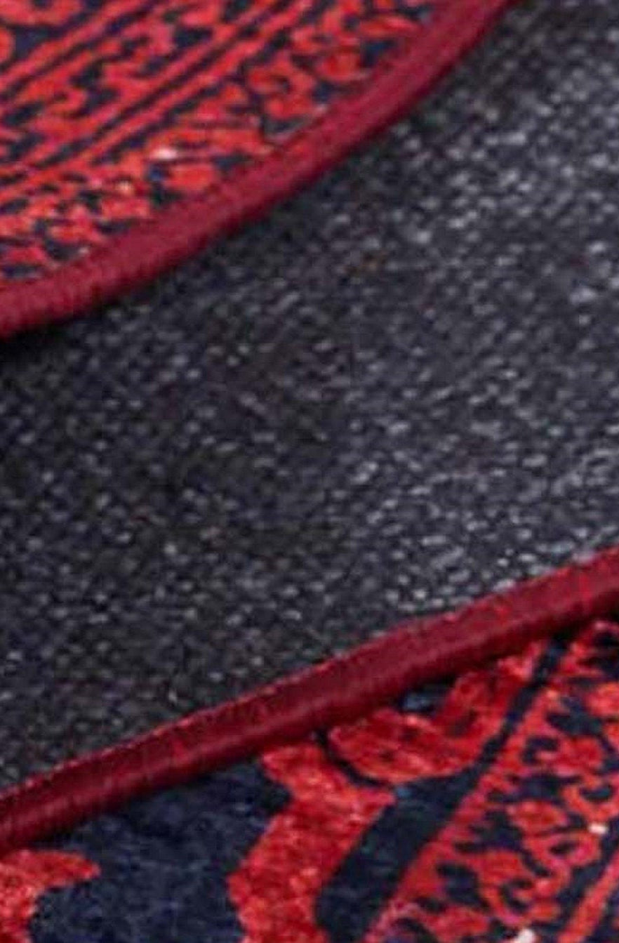 Barba Red Beige Turkish Rug