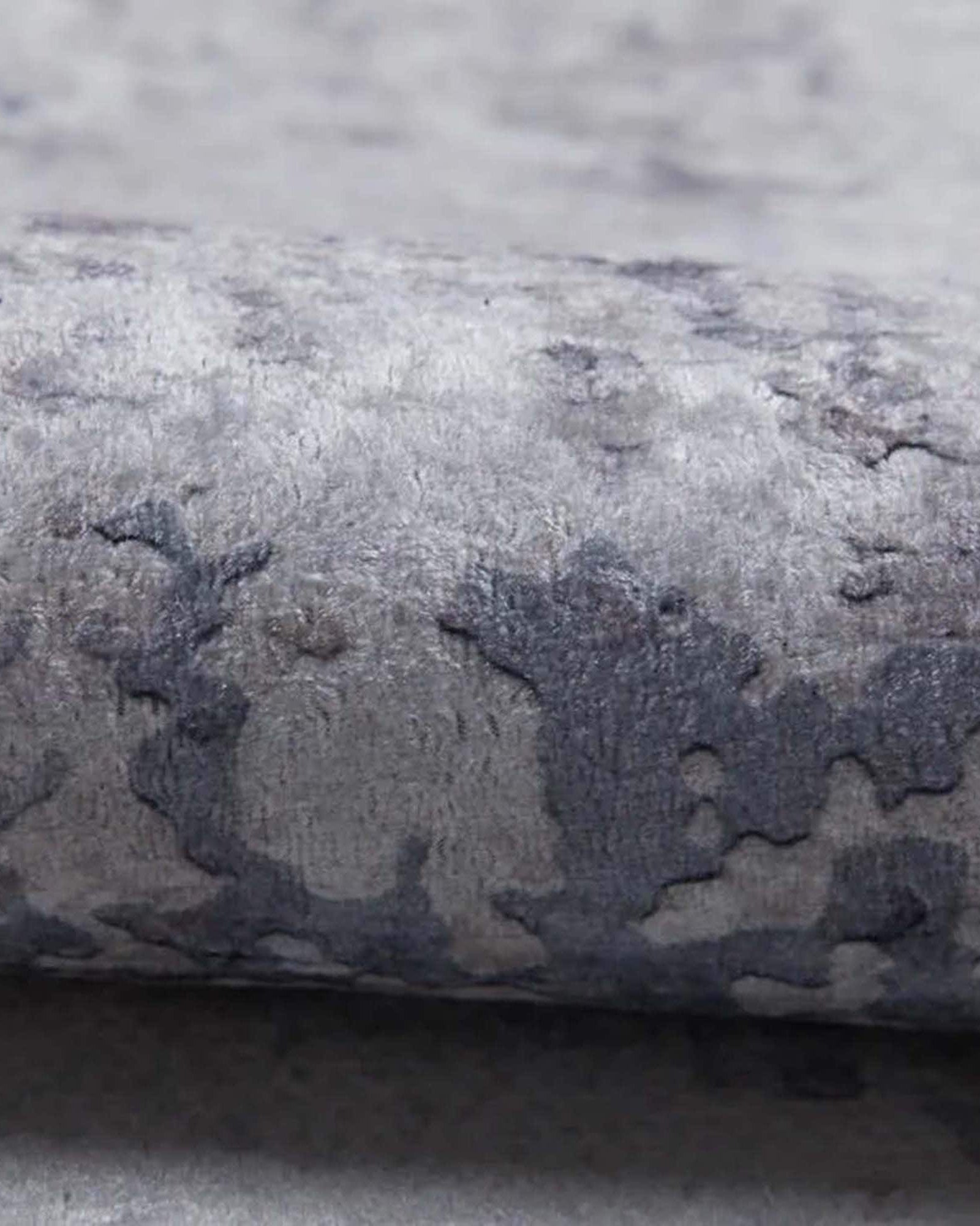 Bayda Turkish Distressed Abstract Gray Ivory Rug