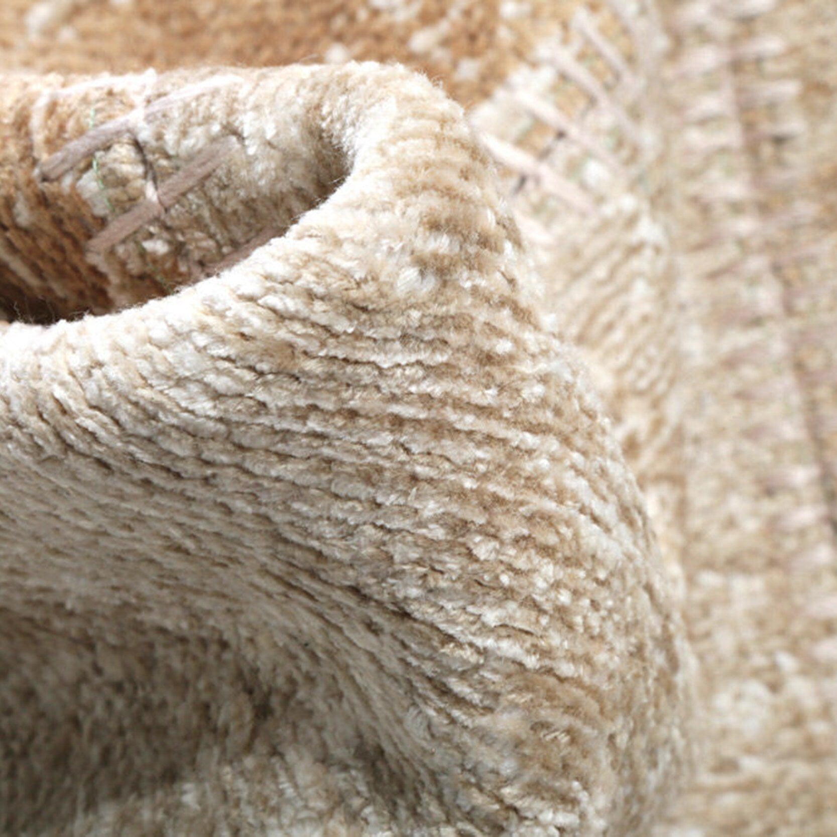 Ayden Beige Patchwork Distressed Turkish Rug