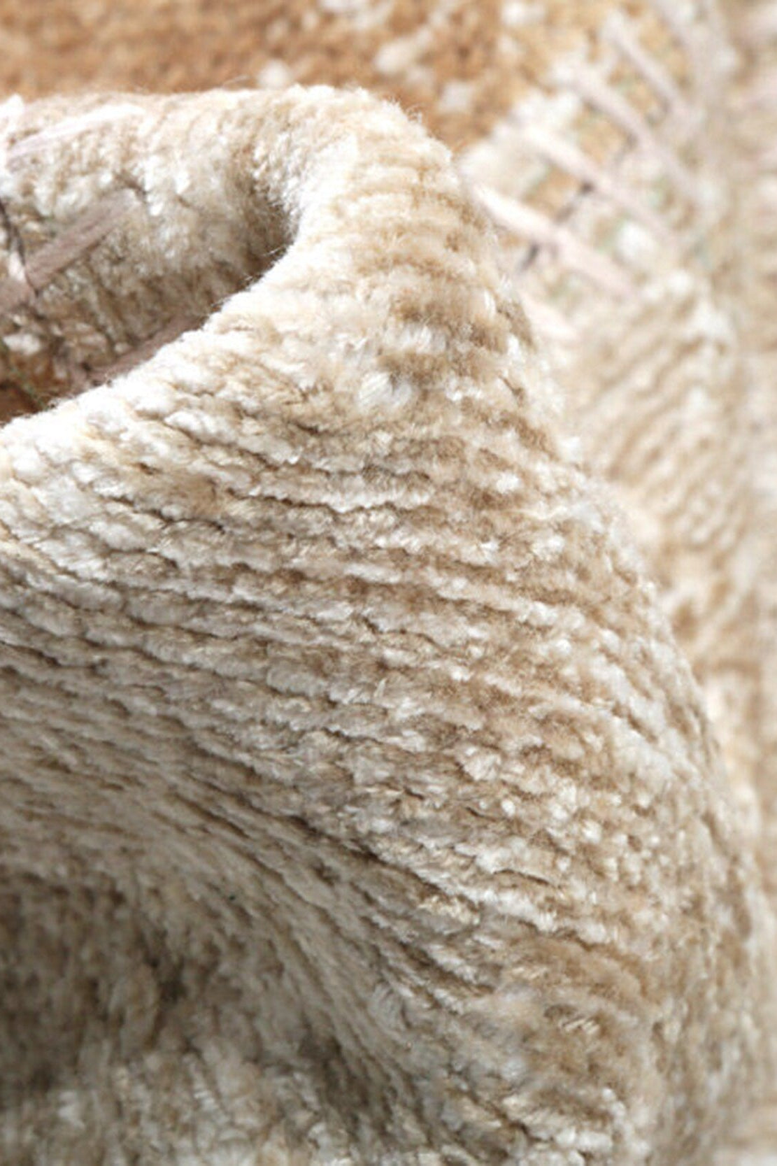 Ayden Beige Patchwork Distressed Turkish Rug