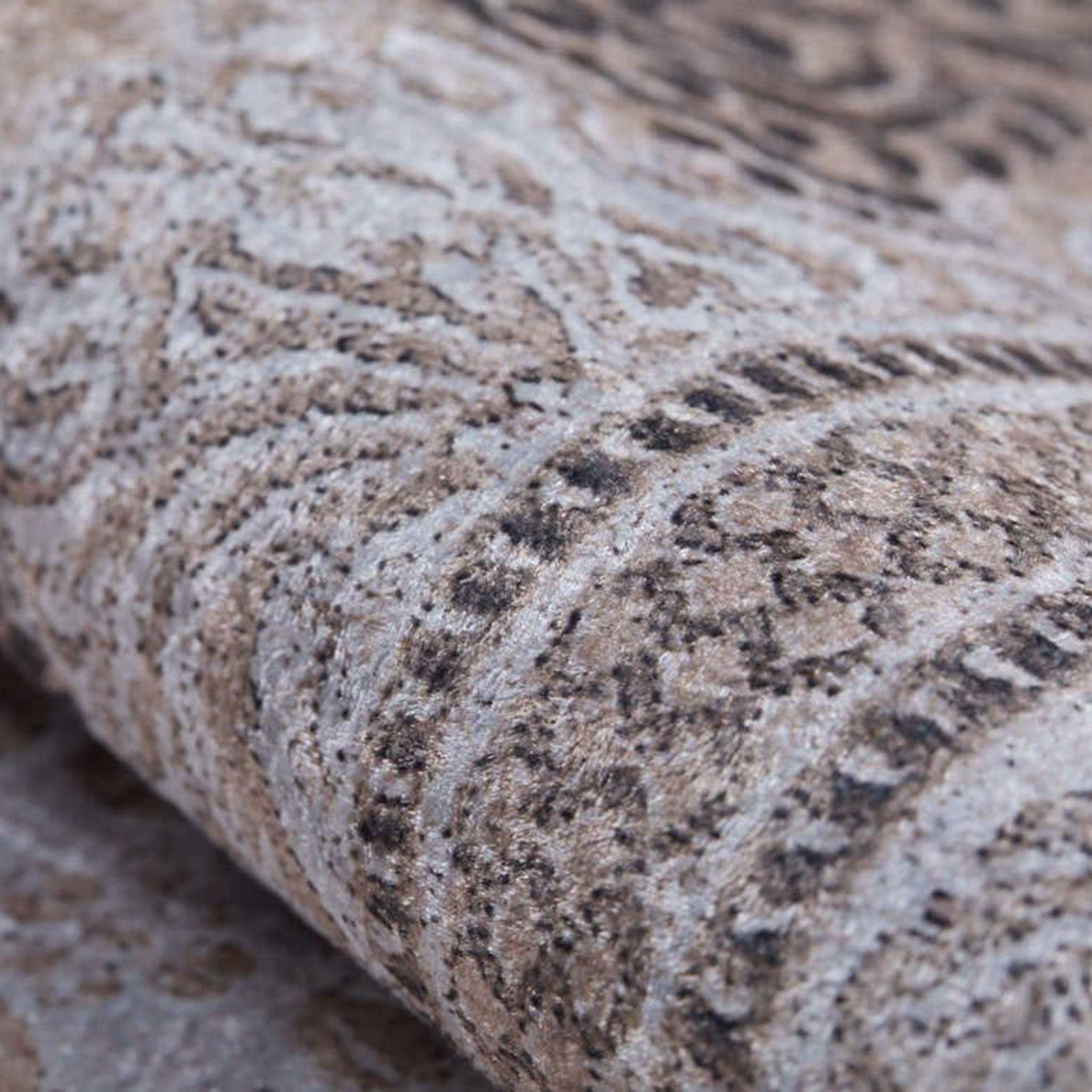 Belba Turkish Kilim Beige Blush Faded Brown Rug