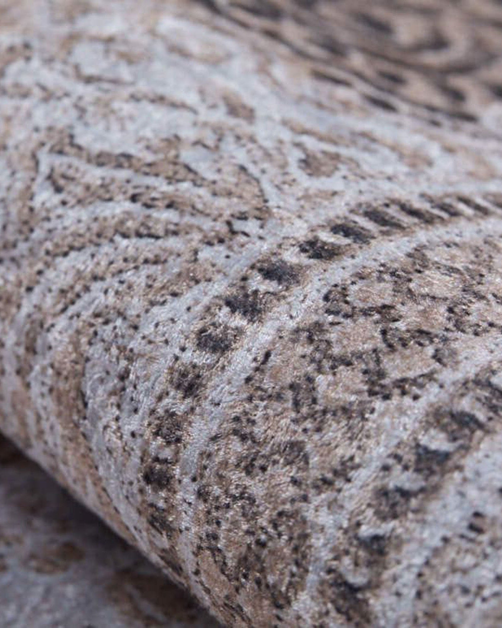 Belba Turkish Kilim Beige Blush Faded Brown Rug