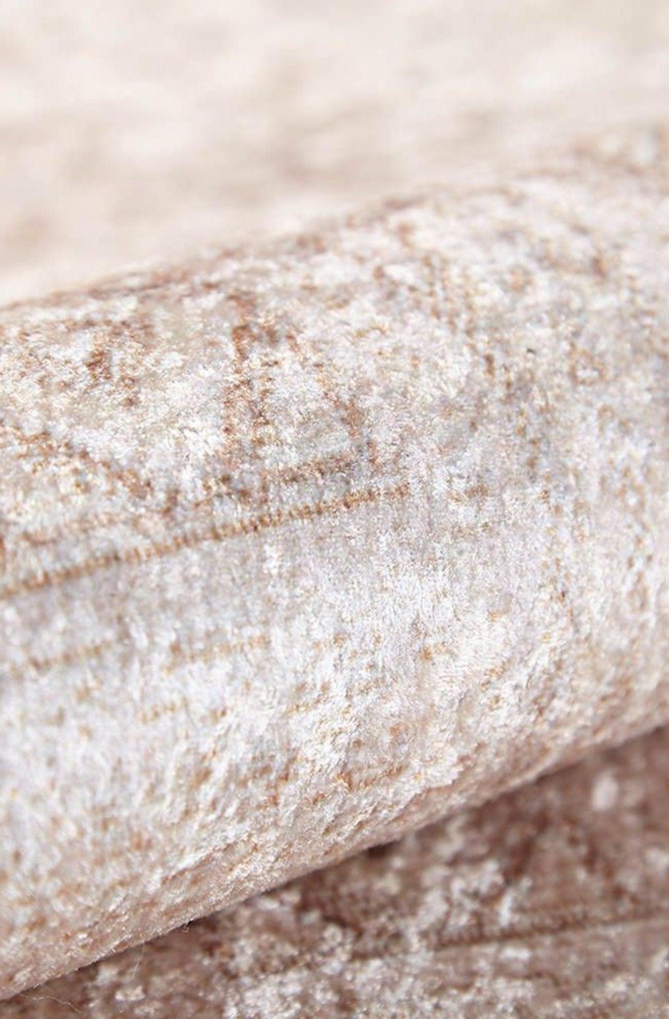 Bella Turkish Muted Tribal Solid Beige Rug