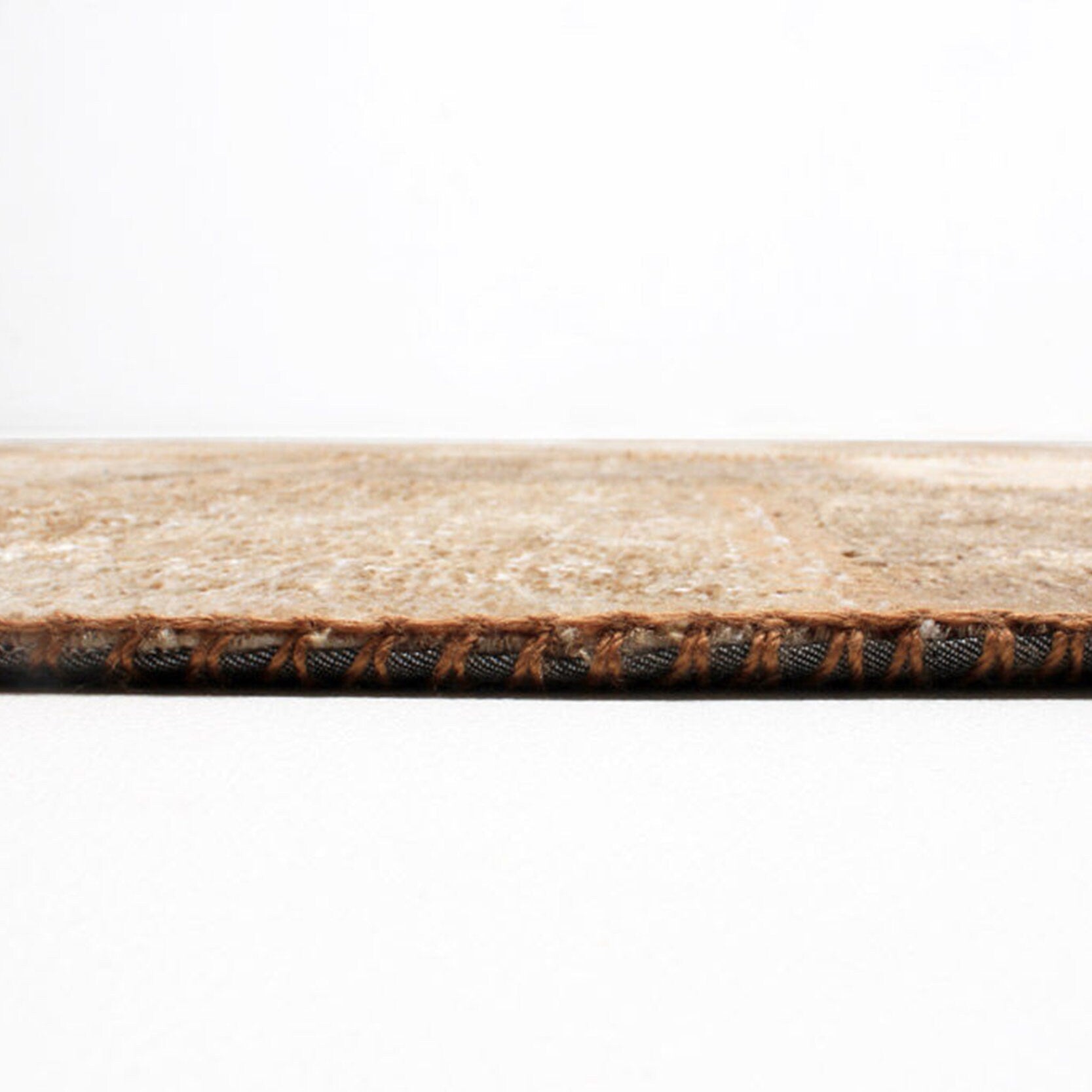 Albie Patchwork Light Brown Distressed Turkish Rug