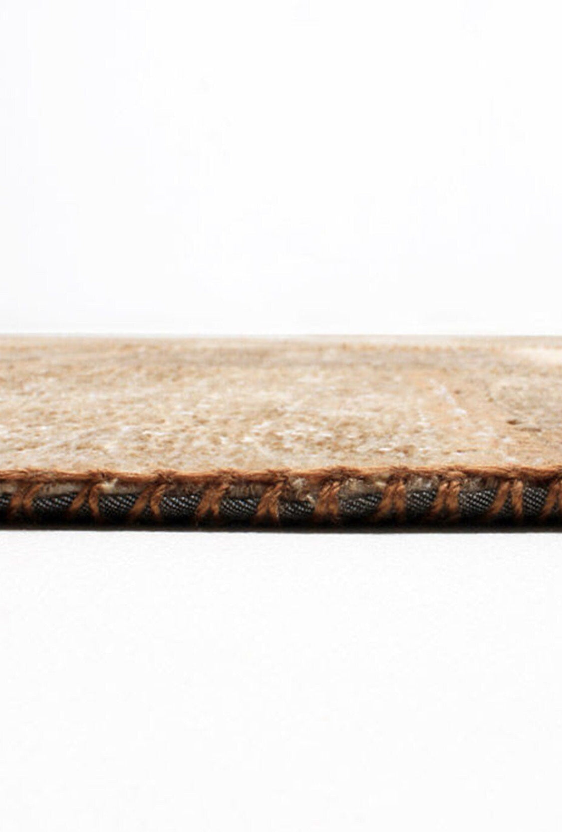 Albie Patchwork Light Brown Distressed Turkish Rug