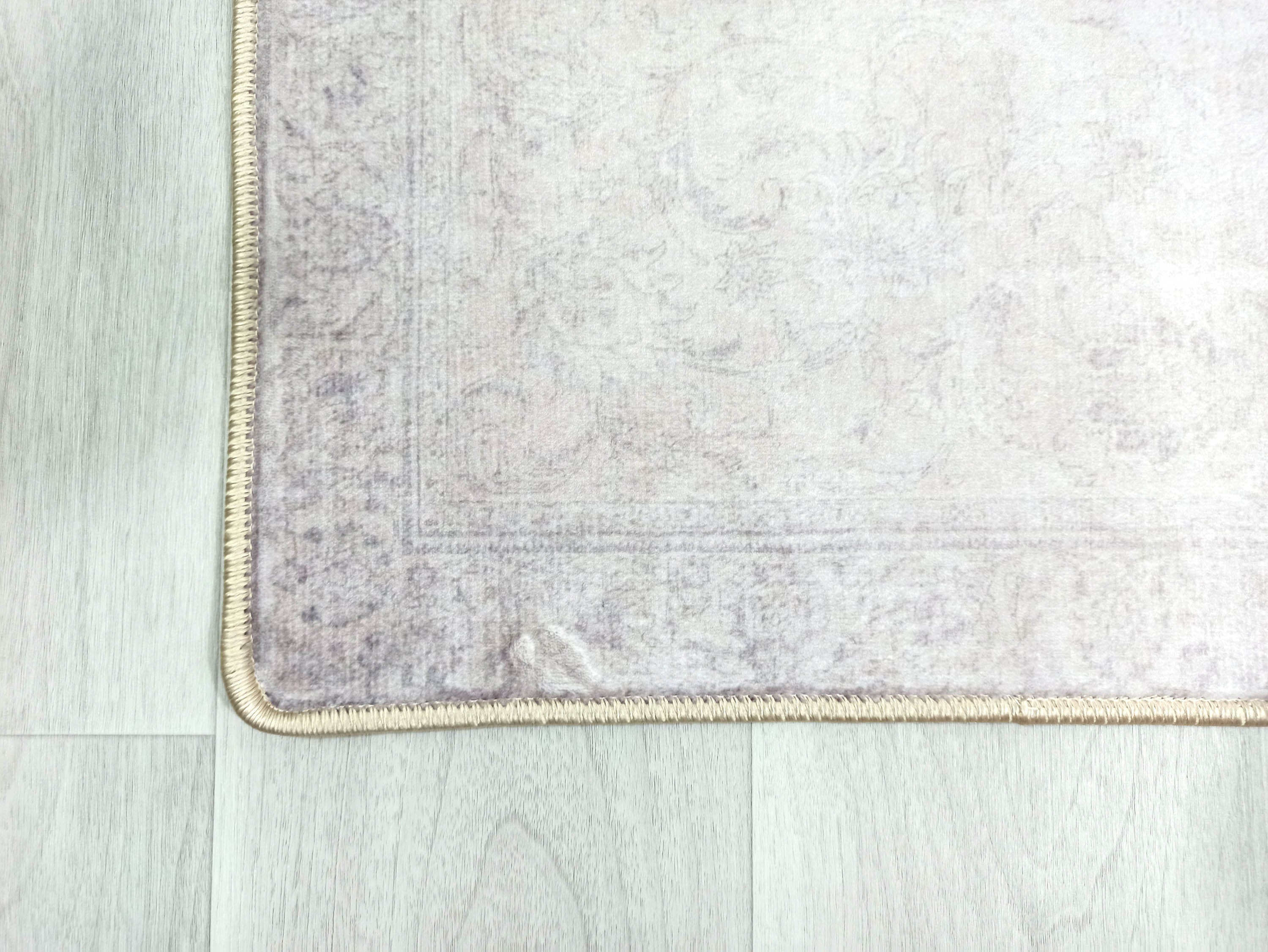 Bona Neutral Faded Pink Beige Blush Rug