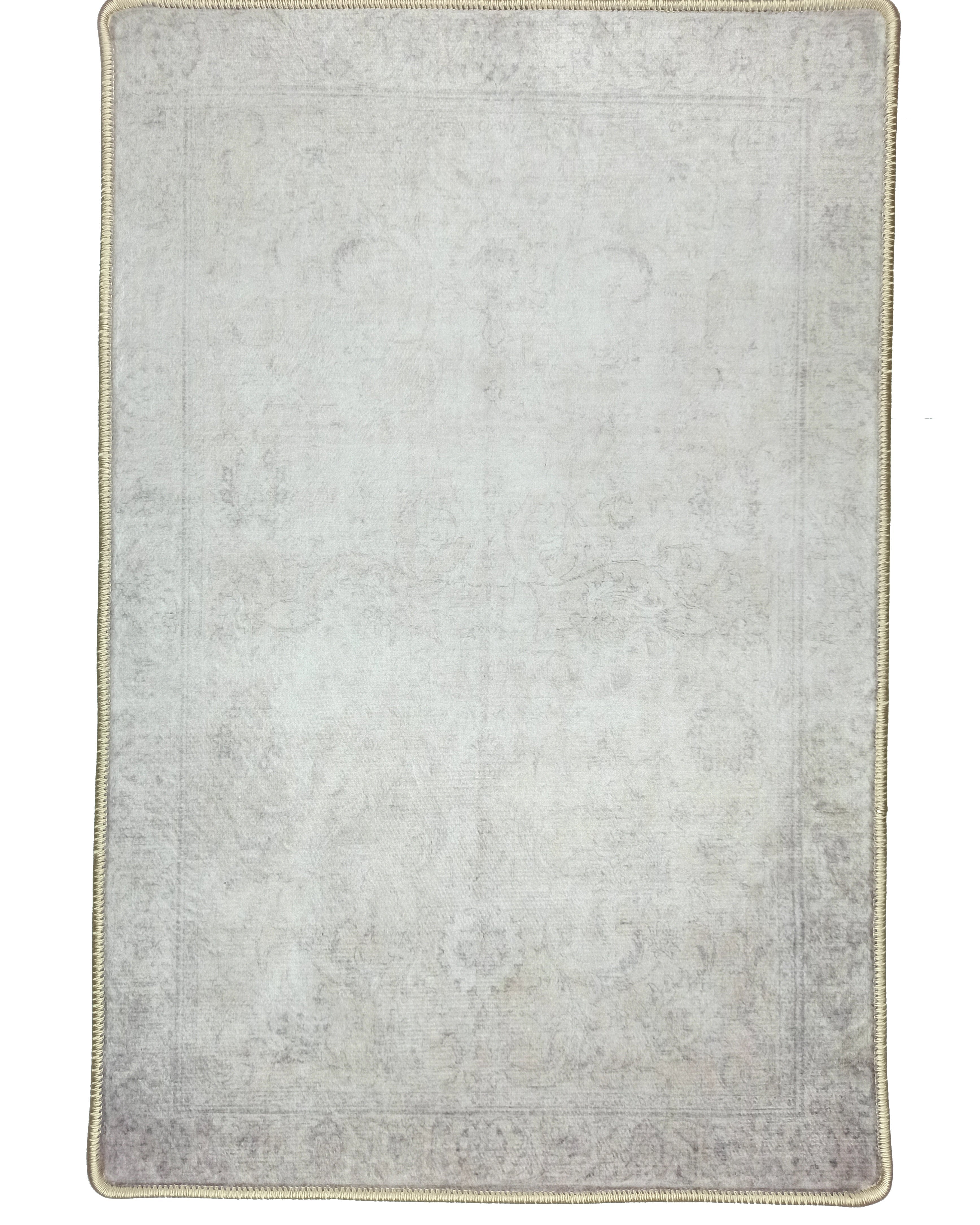 Bona Neutral Faded Pink Beige Blush Rug