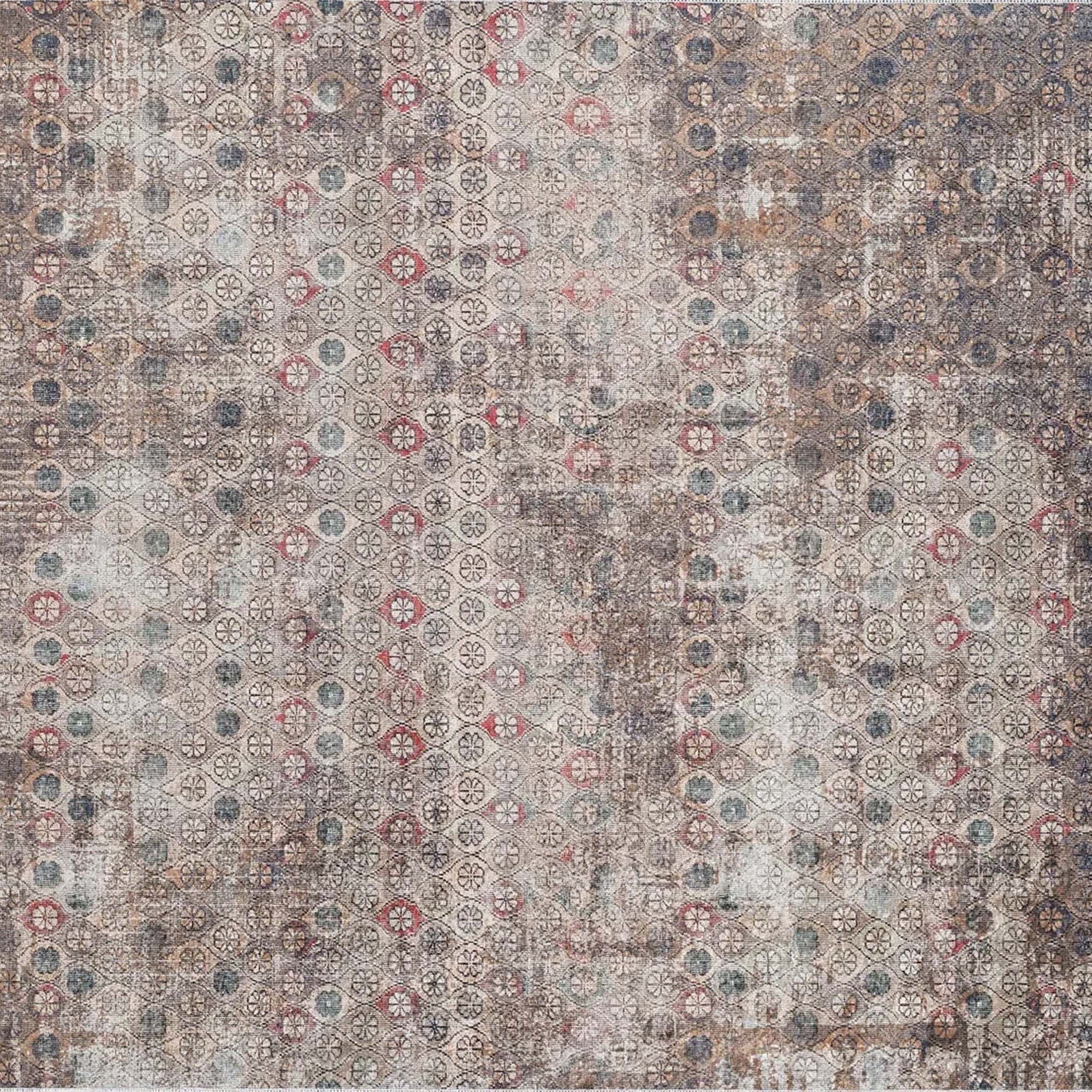 Bora Turkish Oushak Brown Rug