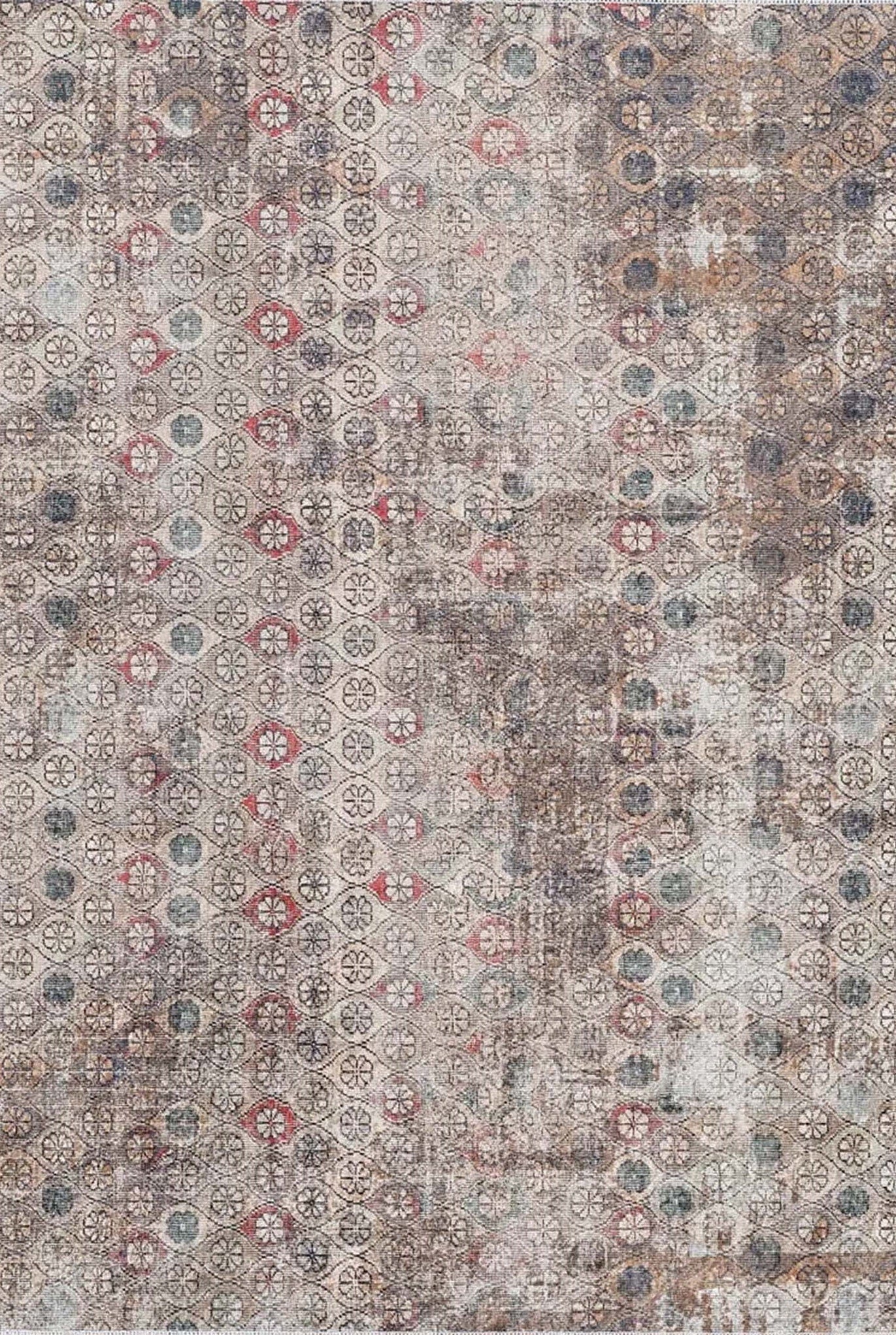 Bora Turkish Oushak Brown Rug