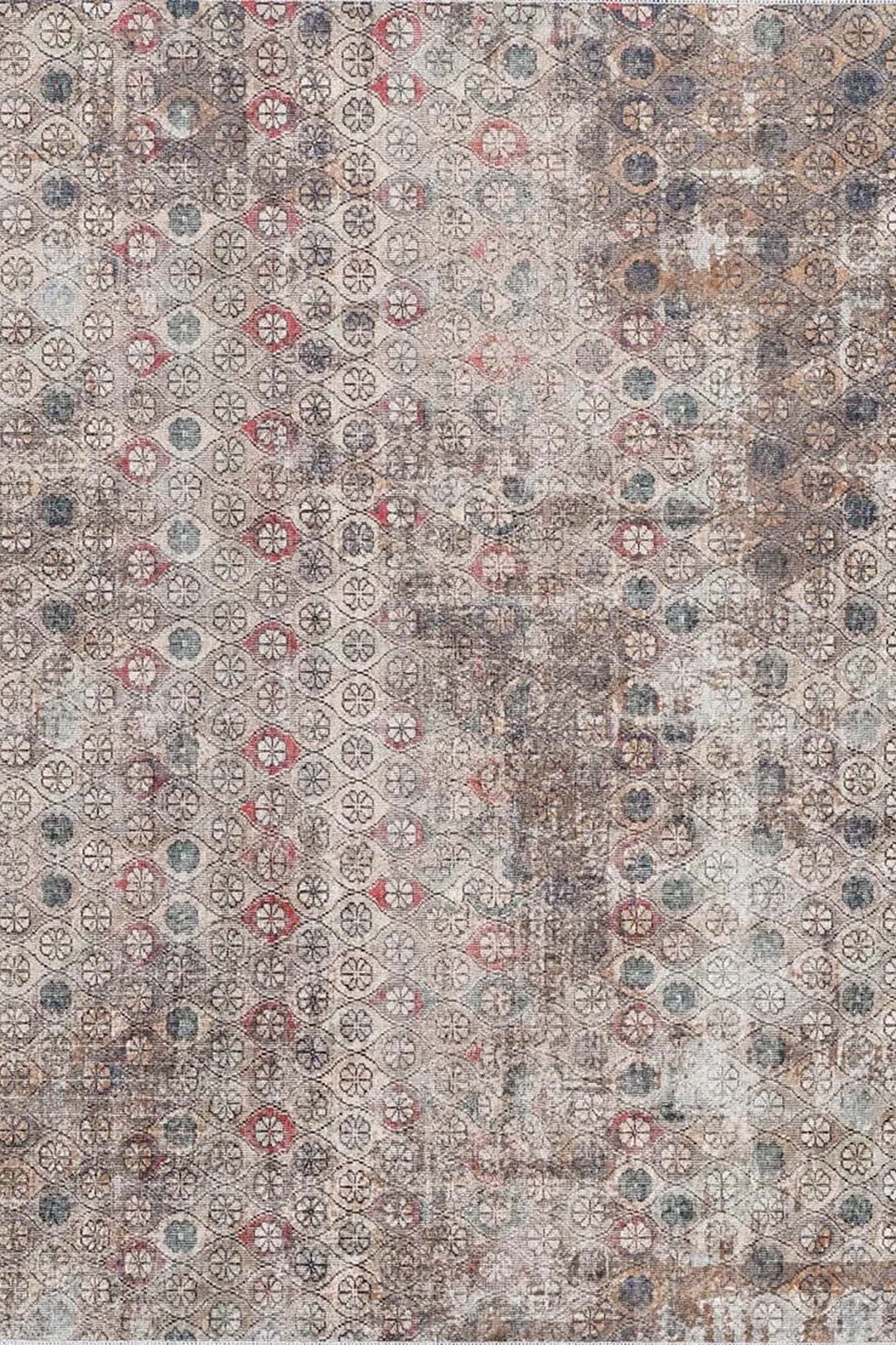 Bora Turkish Oushak Brown Rug