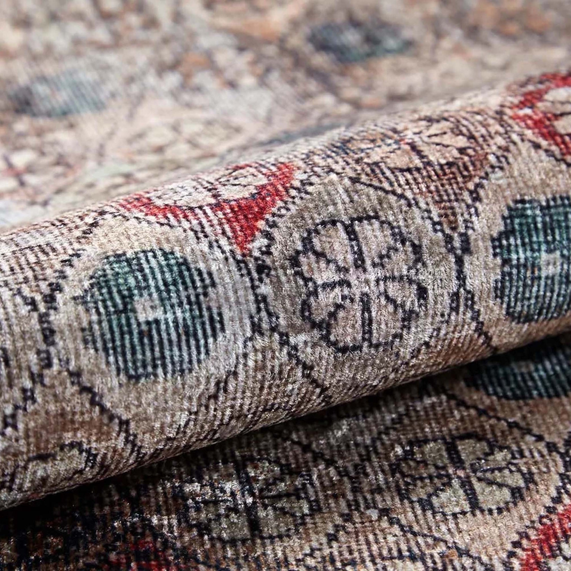 Bora Turkish Oushak Brown Rug