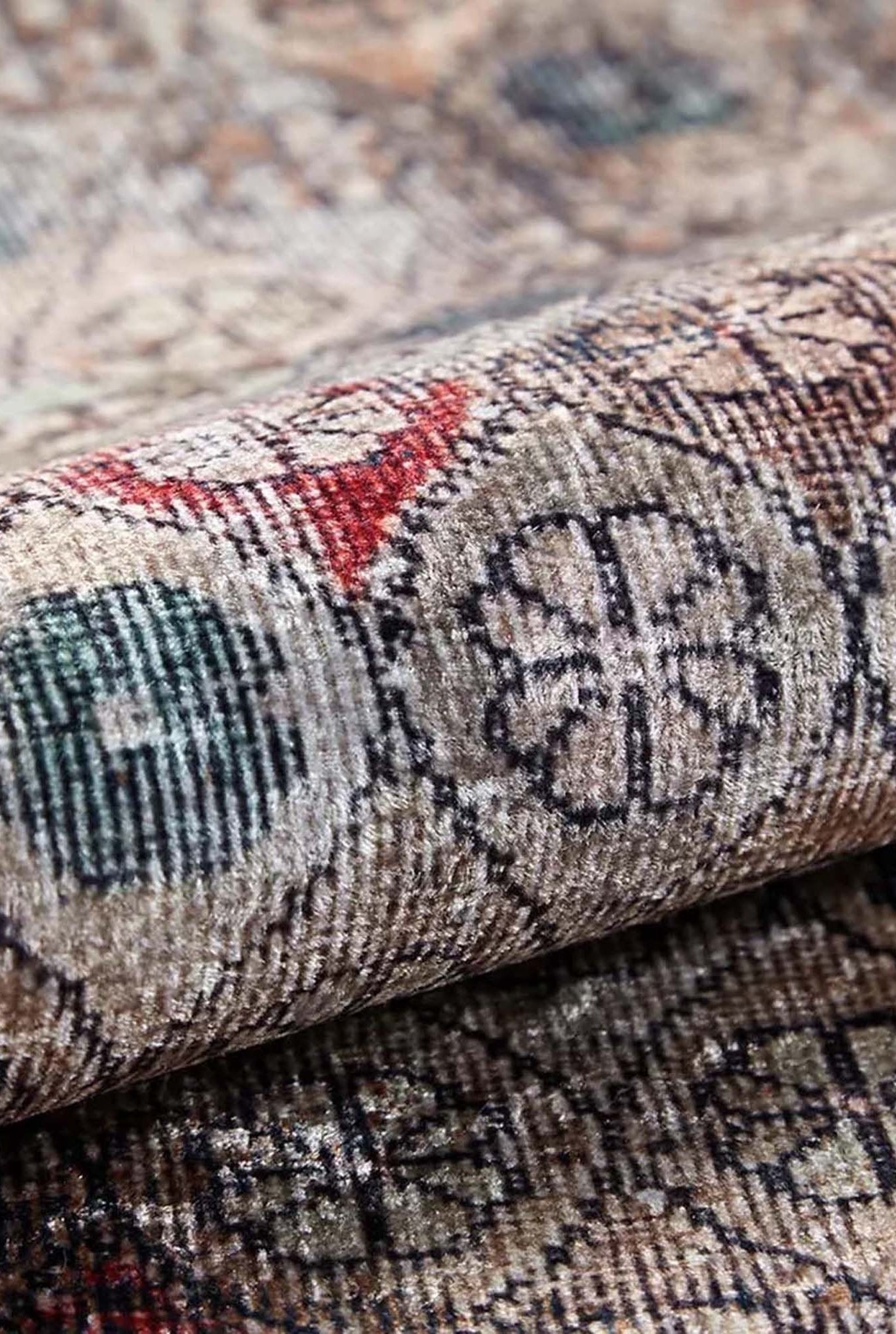 Bora Turkish Oushak Brown Rug